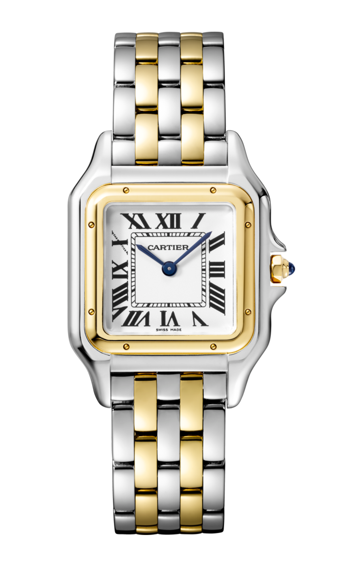 PANTHÈRE DE CARTIER MODELLO MEDIO, ORO GIALLO E ACCIAIO - W2PN0007