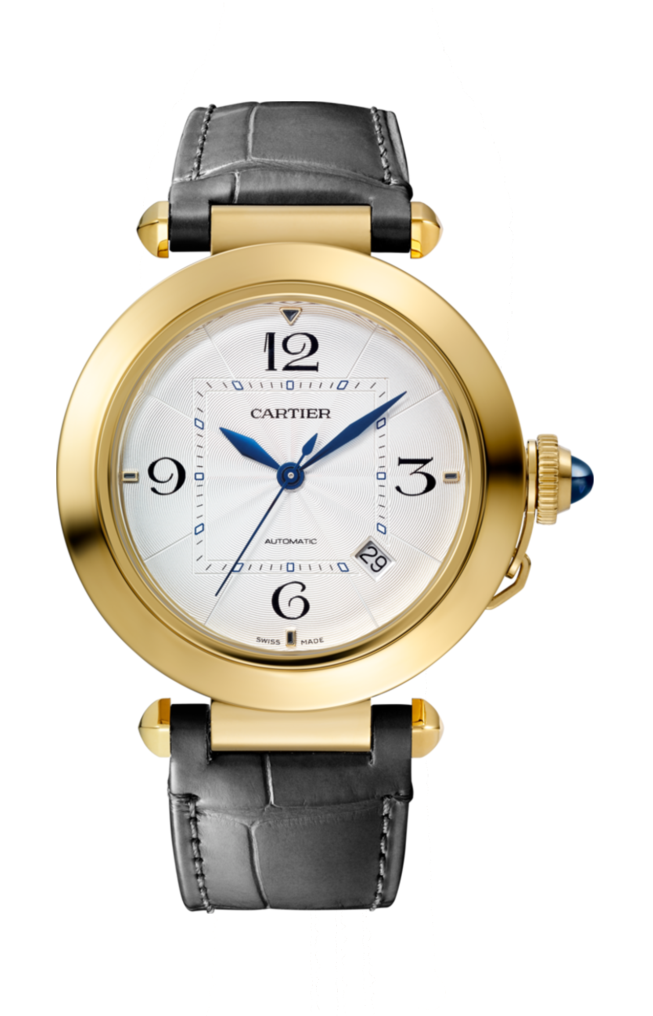 PASHA DE CARTIER 41 MM, AUTOMATICO, ORO GIALLO, 2 CINTURINI INTERCAMBIABILI - WGPA0007