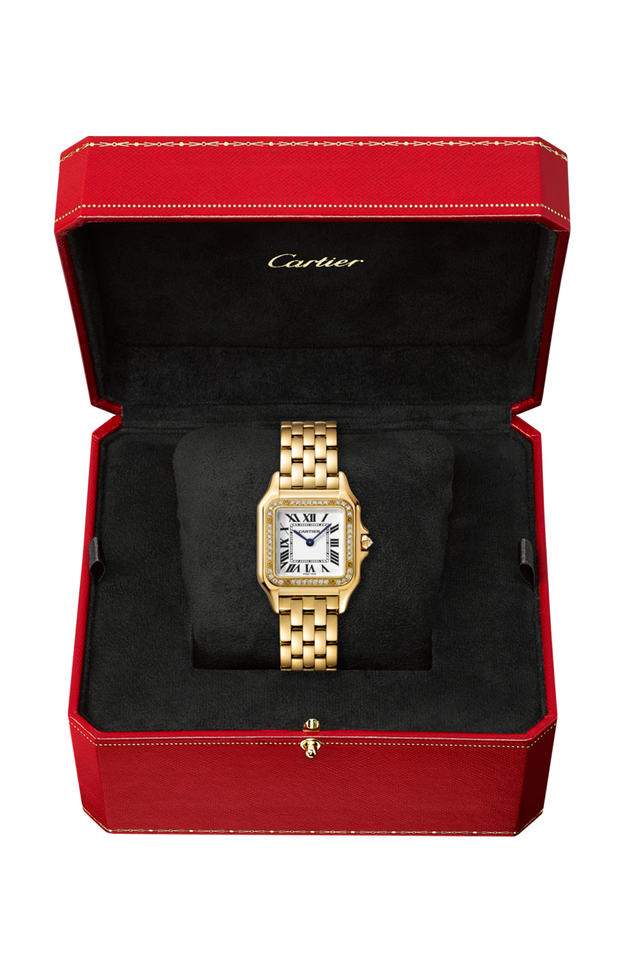 PANTHÈRE DE CARTIER MODELLO MEDIO, ORO GIALLO, DIAMANTI - WJPN0016