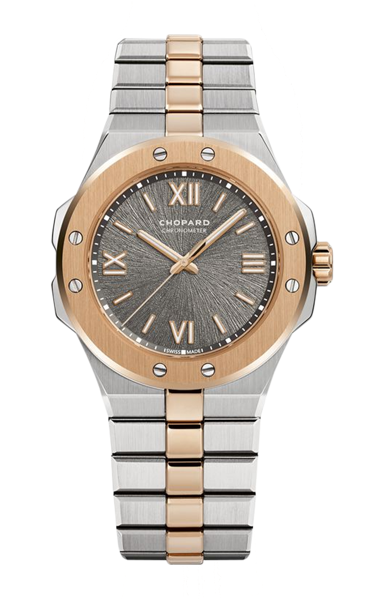 ALPINE EAGLE SMALL 36 MM, CARICA AUTOMATICA, ORO ROSA, CHOPARD LUCENT STEEL A223 - 298601-6001