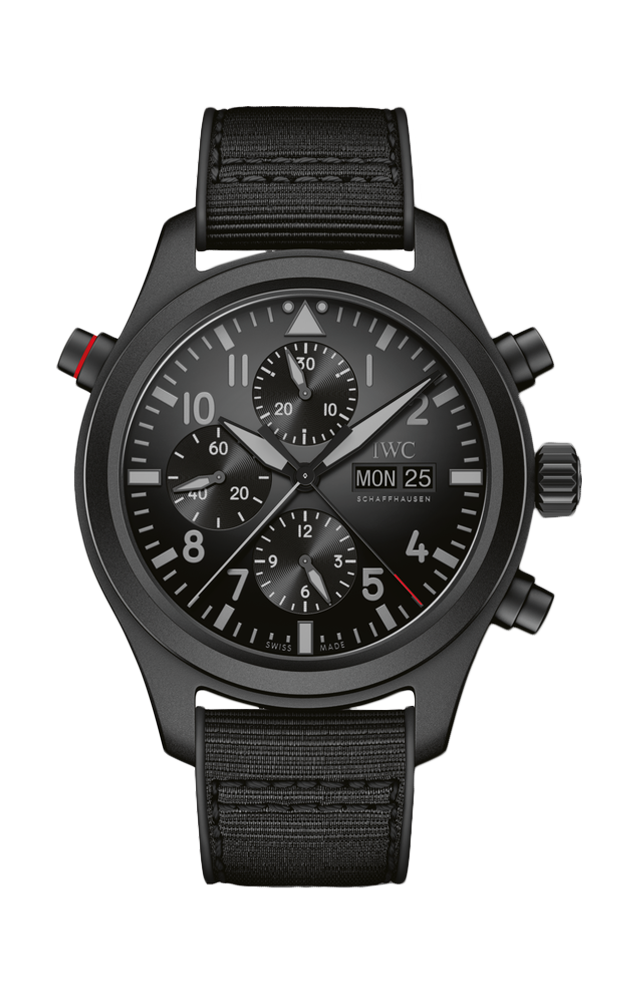 PILOT’S WATCH DOUBLE CHRONOGRAPH TOP GUN CERATANIUM - IW371815