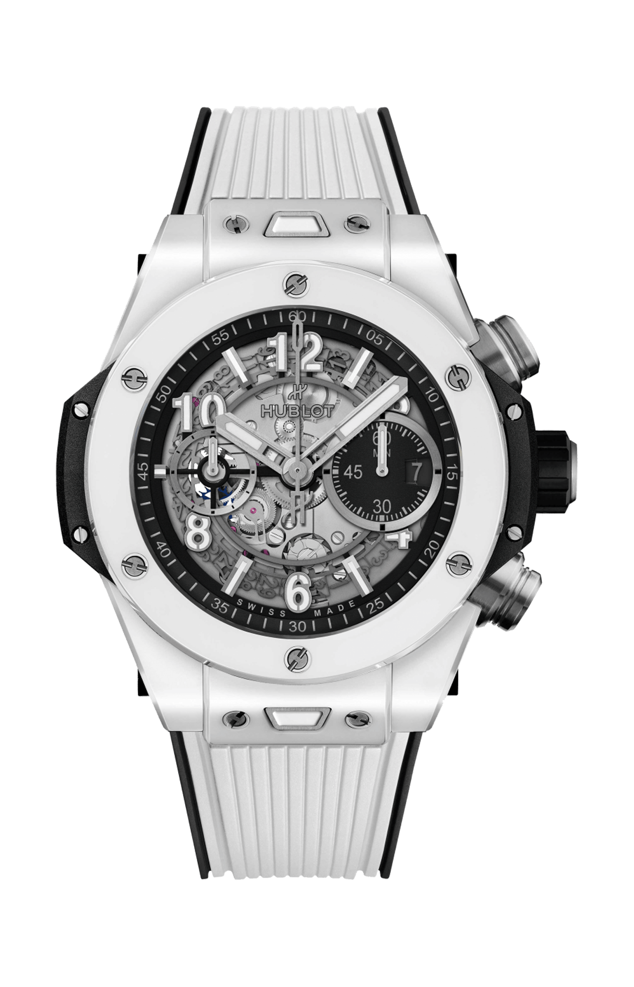 UNICO WHITE CERAMIC CHRONOGRAPH - 421.HX.1170.RX