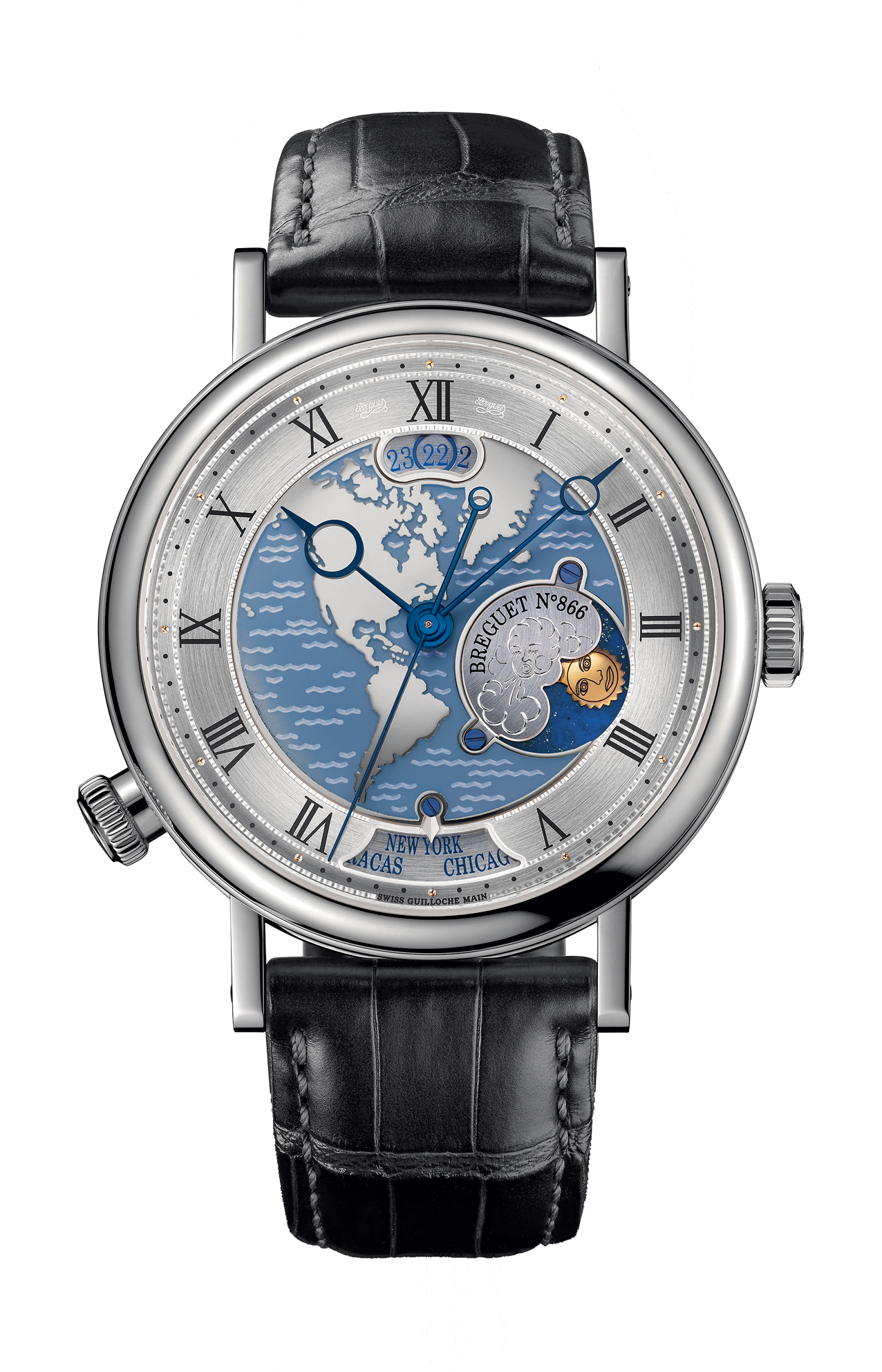 MEN''S CLASSIQUE HORA MUNDI AS - 5717PT/AS/9ZU