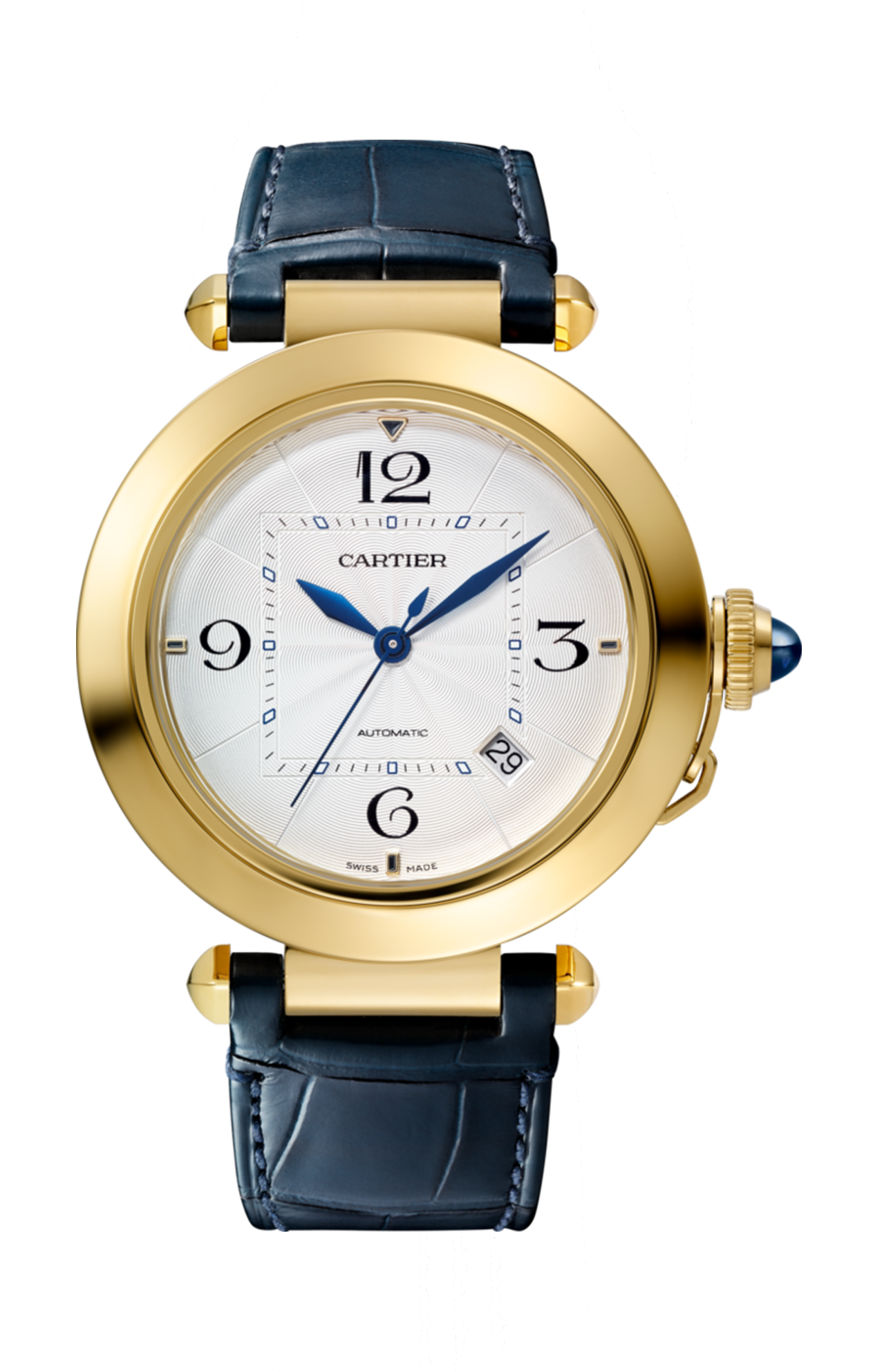 PASHA DE CARTIER 41 MM, AUTOMATICO, ORO GIALLO, 2 CINTURINI INTERCAMBIABILI - WGPA0007