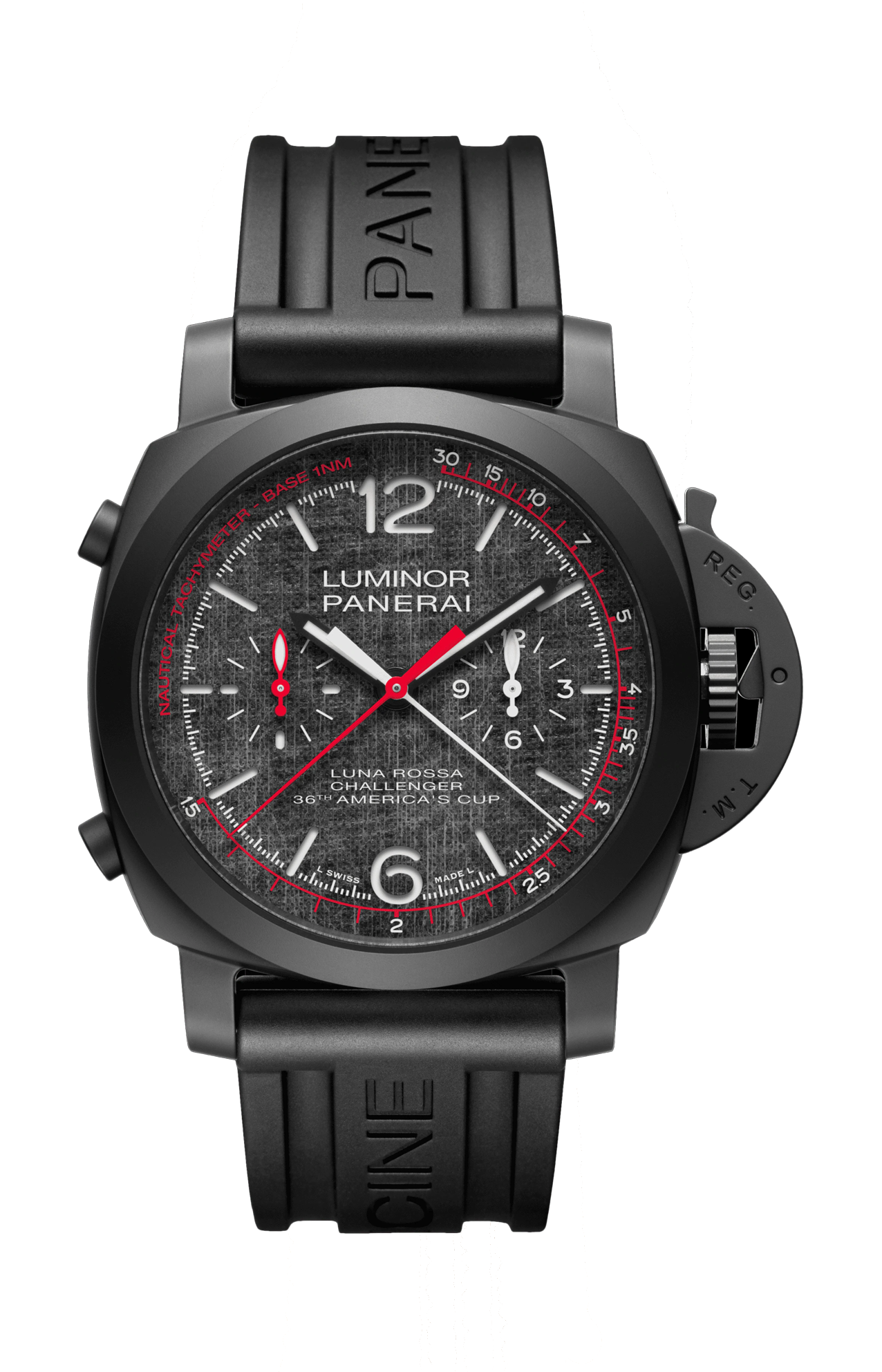 LUMINOR LUNA ROSSA CHRONO FLYBACK - 44 MM - PAM01037