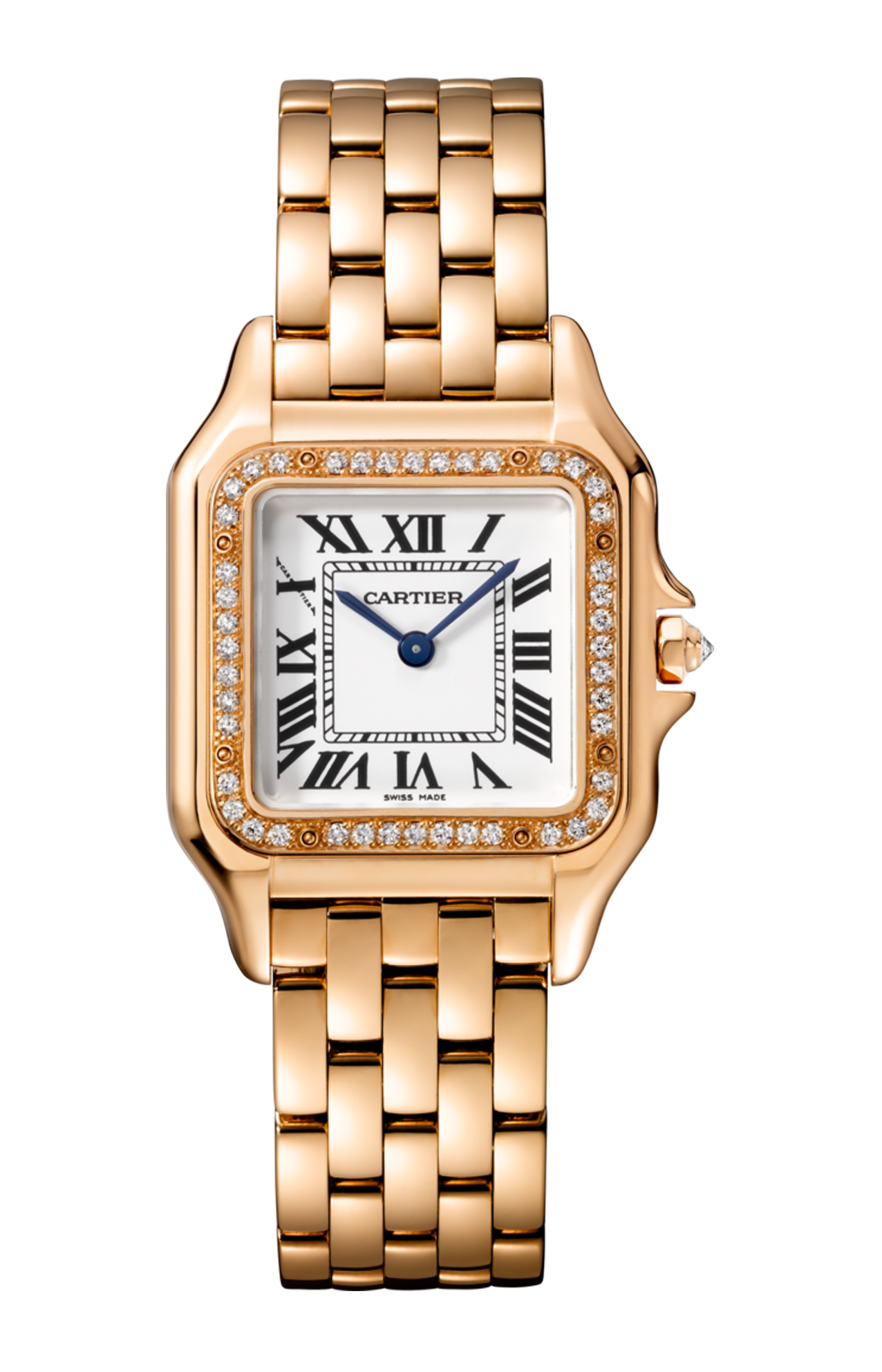 PANTHÈRE DE CARTIER MODELLO MEDIO, ORO ROSA, DIAMANTI - WJPN0009