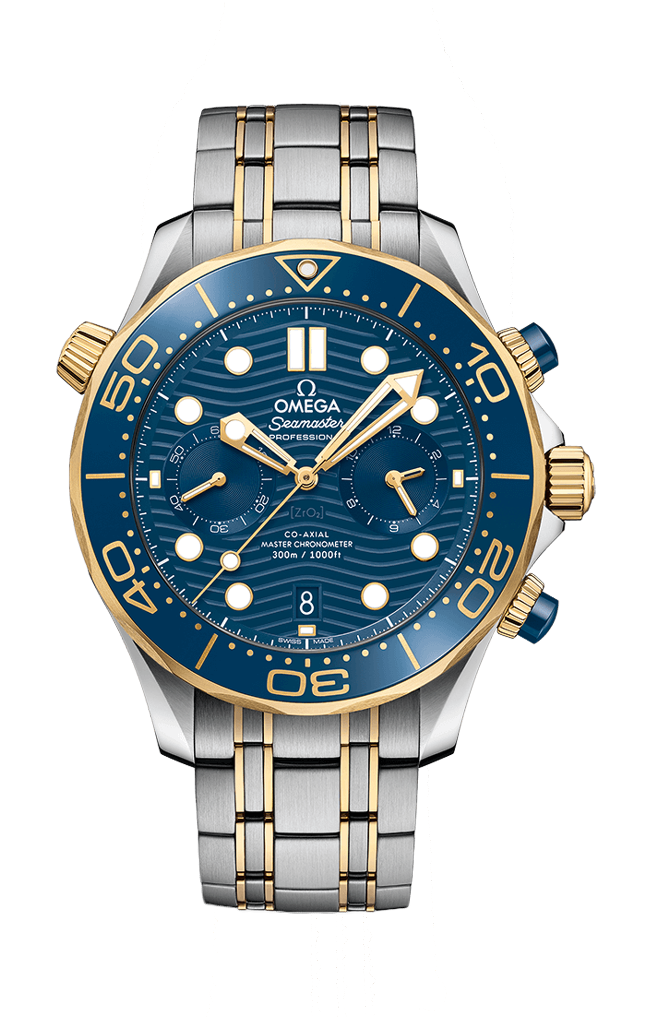 SEAMASTER DIVER 300M OMEGA CO-AXIAL MASTER CHRONOMETER CHRONOGRAPH 44 MM - 210.20.44.51.03.001