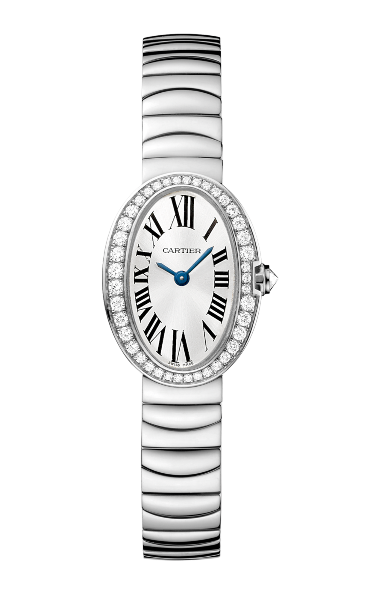 MINI BAIGNOIRE WATCH MINI, 18K WHITE GOLD, DIAMONDS - WB520025