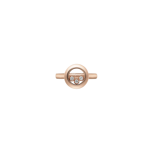 CHOPARD - HAPPY DIAMONDS ICONS - ANELLO IN ORO ROSA CON DIAMANTI - 82A018-5110 - 82A018-5110