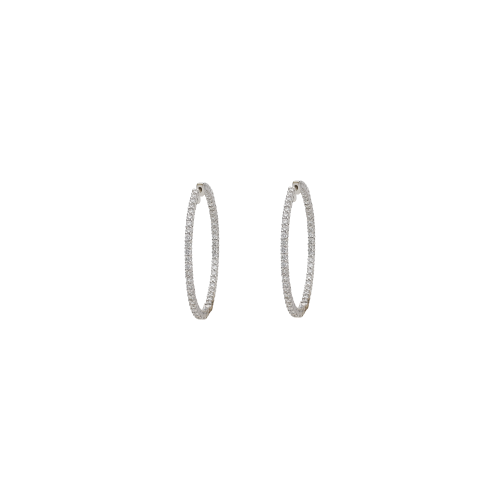 Accedi al prodotto correlato Bartorelli Italian Jewels ORECCHINI A CERCHIO IN ORO BIANCO CON DIAMANTI ESTERNI E INTERNI - ME1327320DW