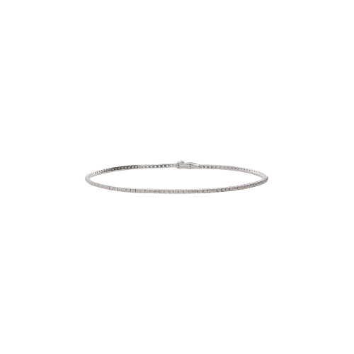 BRACCIALE TENNIS IN ORO BIANCO CON DIAMANTI - VBL6977D21