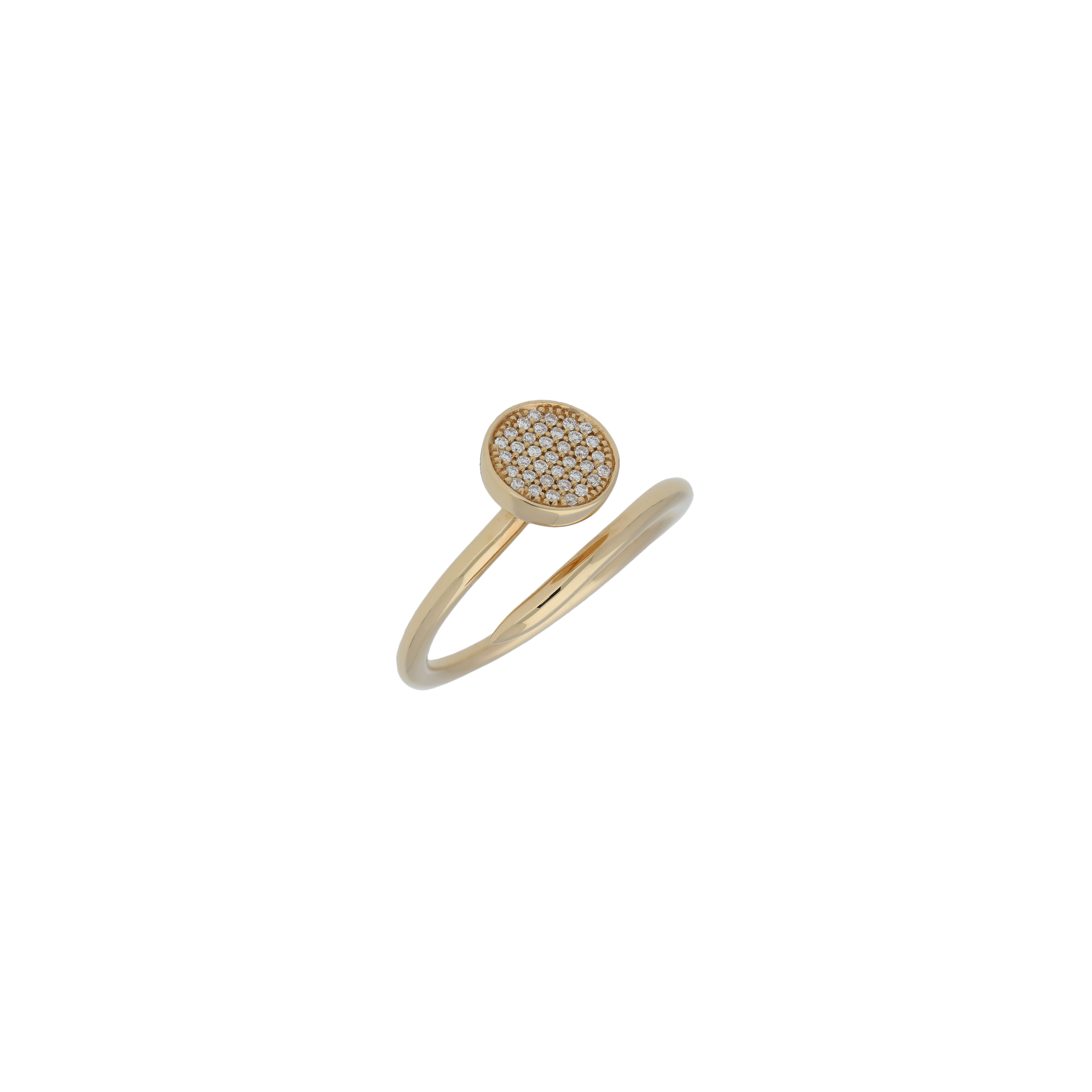 ANELLO CHIODO IN ORO ROSA E DIAMANTI - VR25003DP