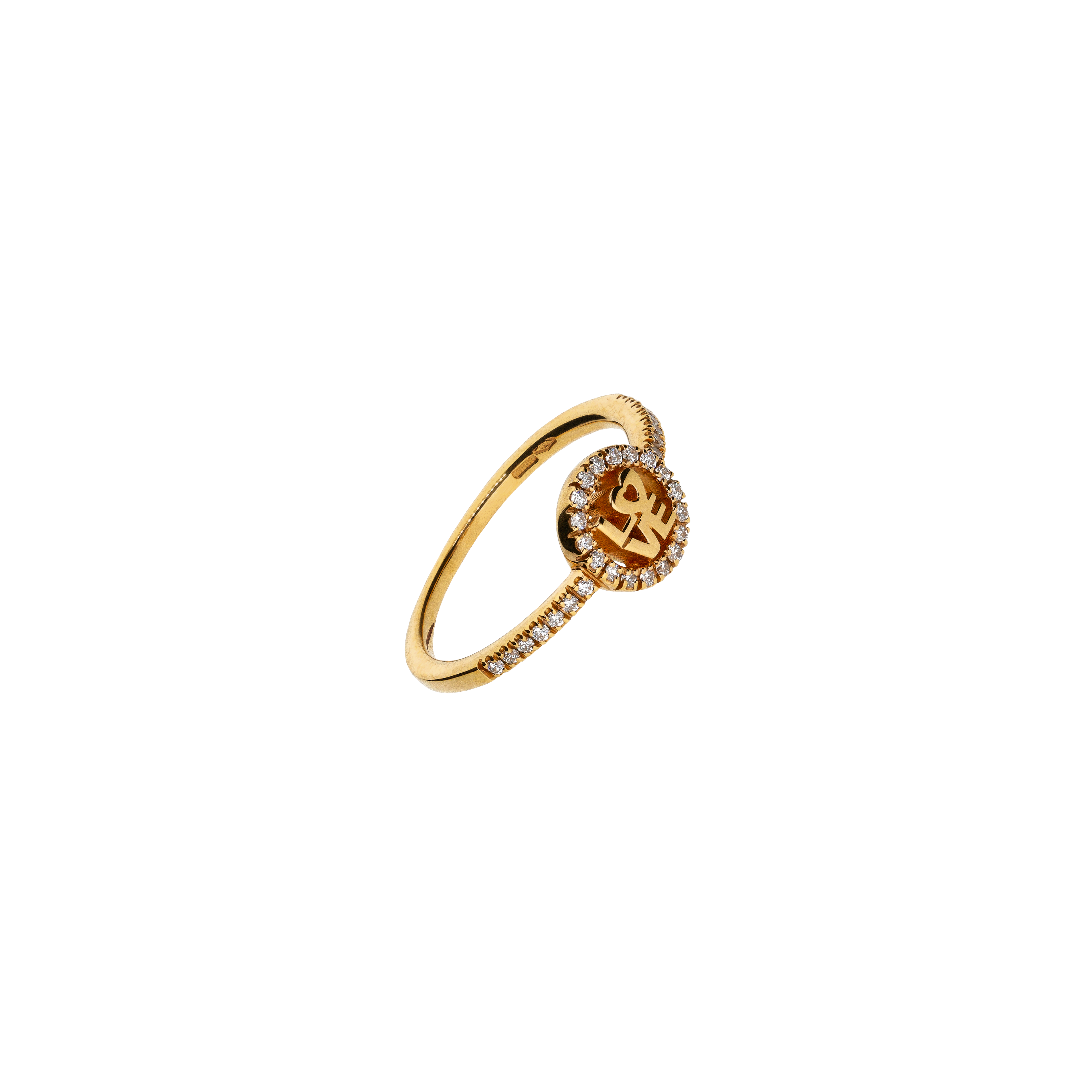 ANELLO LOVE IN ORO ROSA E DIAMANTI - A174B-4070