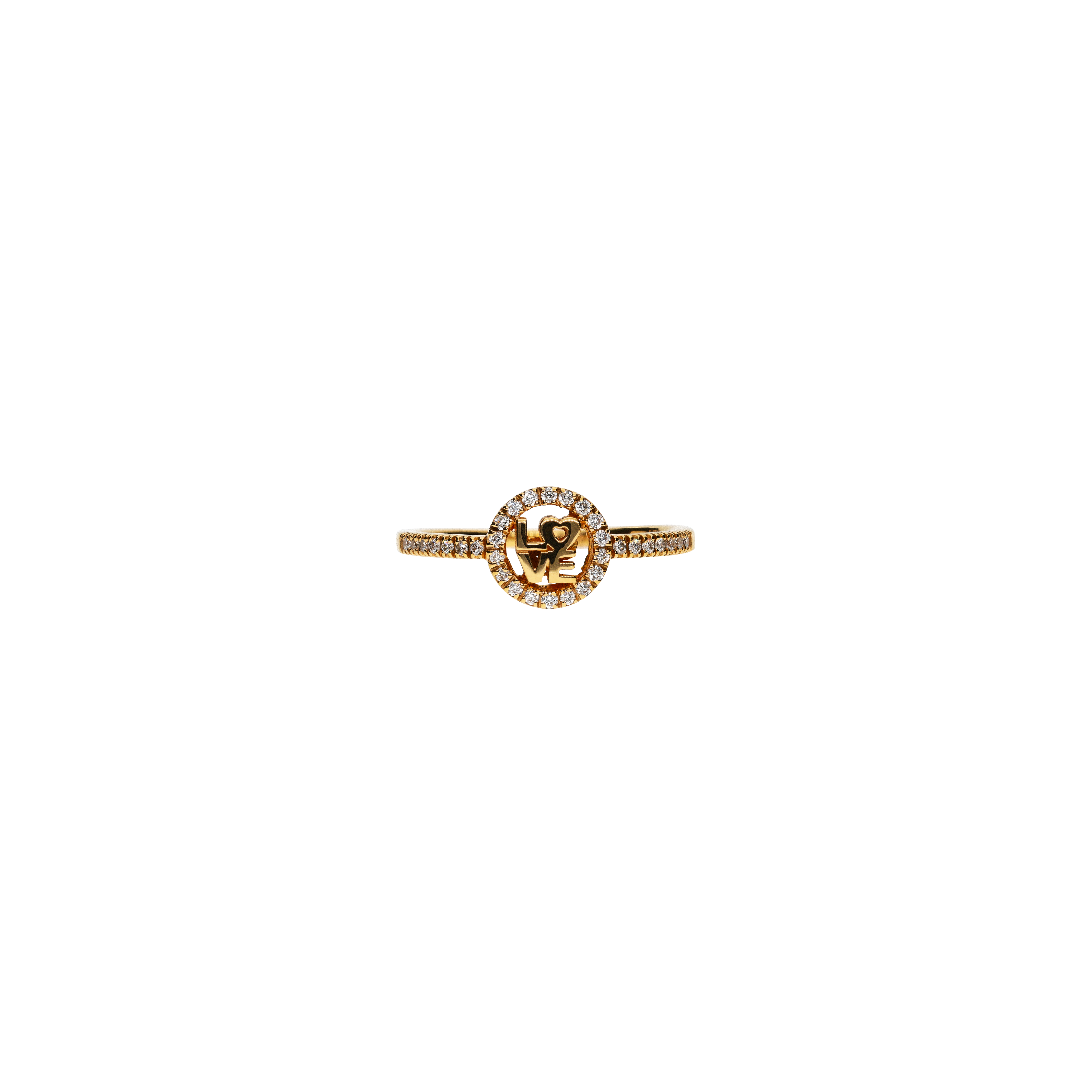 ANELLO LOVE IN ORO ROSA E DIAMANTI - A174B-4070