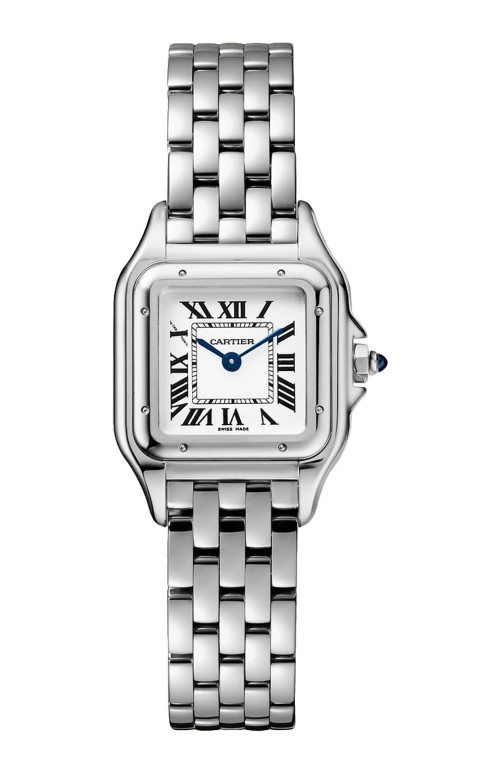 PANTHÈRE DE CARTIER WATCH SMALL MODEL, STEEL - WSPN0006