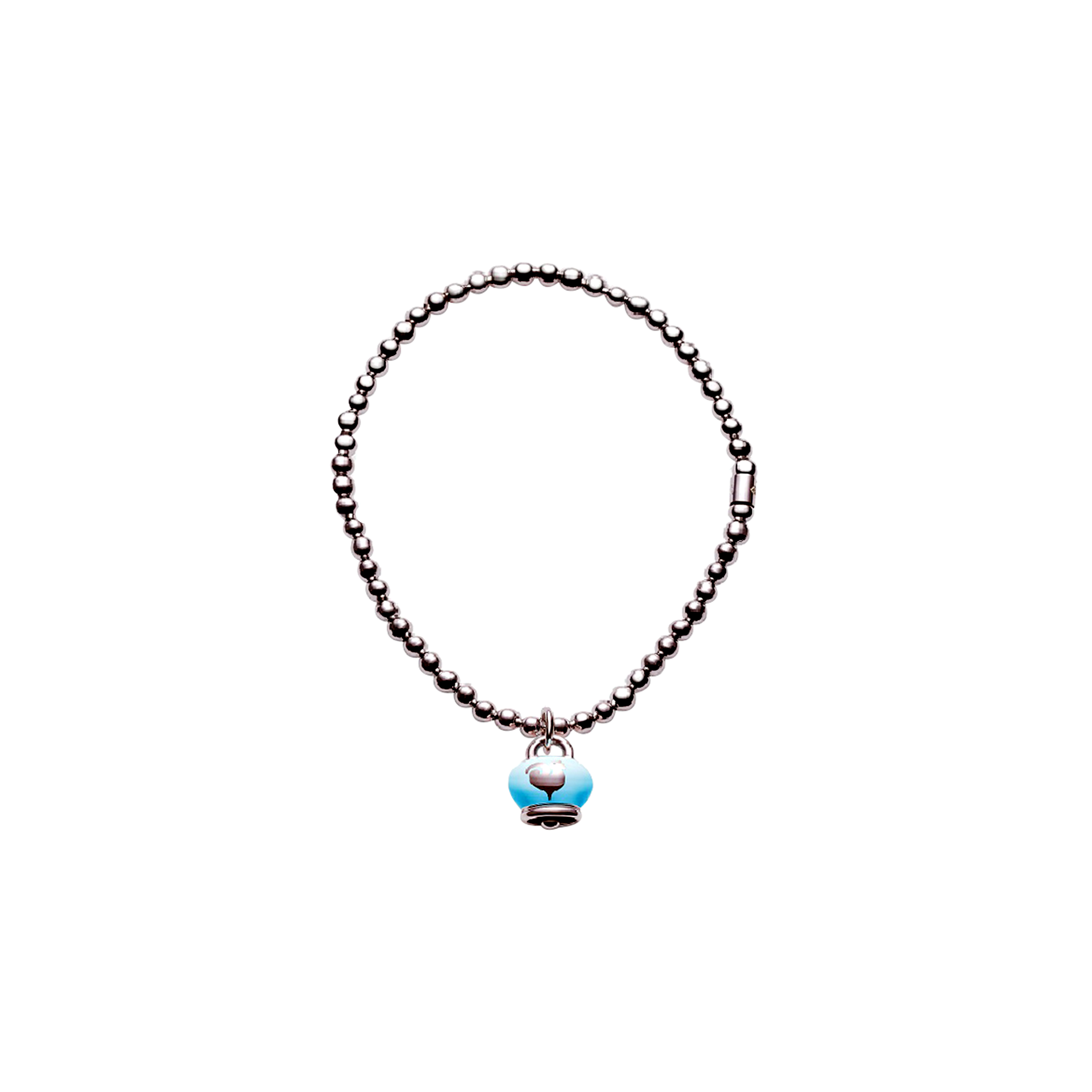 Bracciale Chantecler Campanella in argento e smalto azzurro