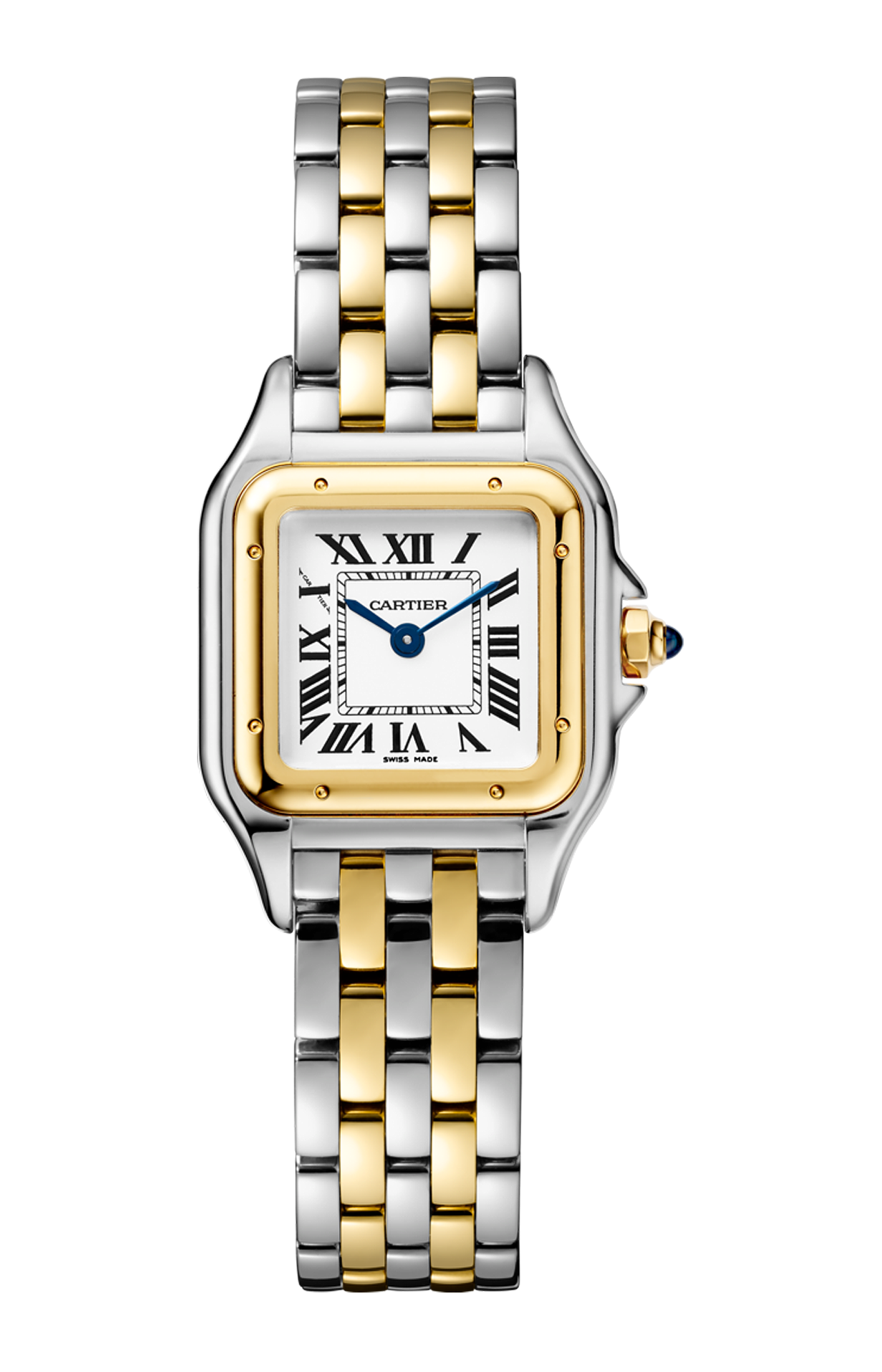 PANTHÈRE DE CARTIER MODELLO PICCOLO, ORO GIALLO E ACCIAIO - W2PN0006