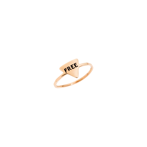 DODOTAGS - ANELLO FREE - Anello in oro rosa 9 kt. - ADTRI9/FREE/K