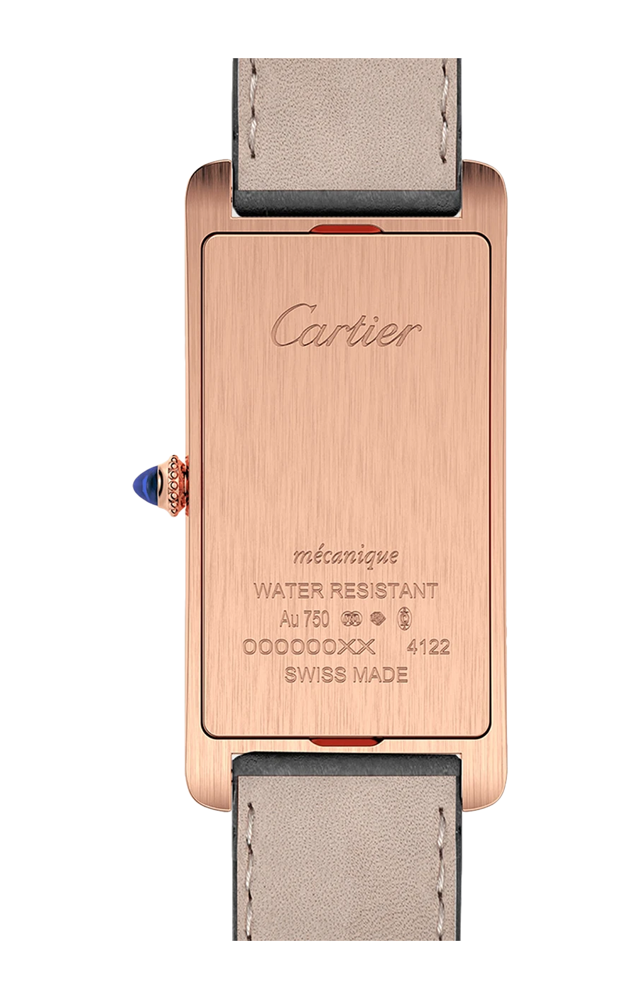 TANK CINTRÉE SMALL MODEL, PINK GOLD, LEATHER - WGTA0025