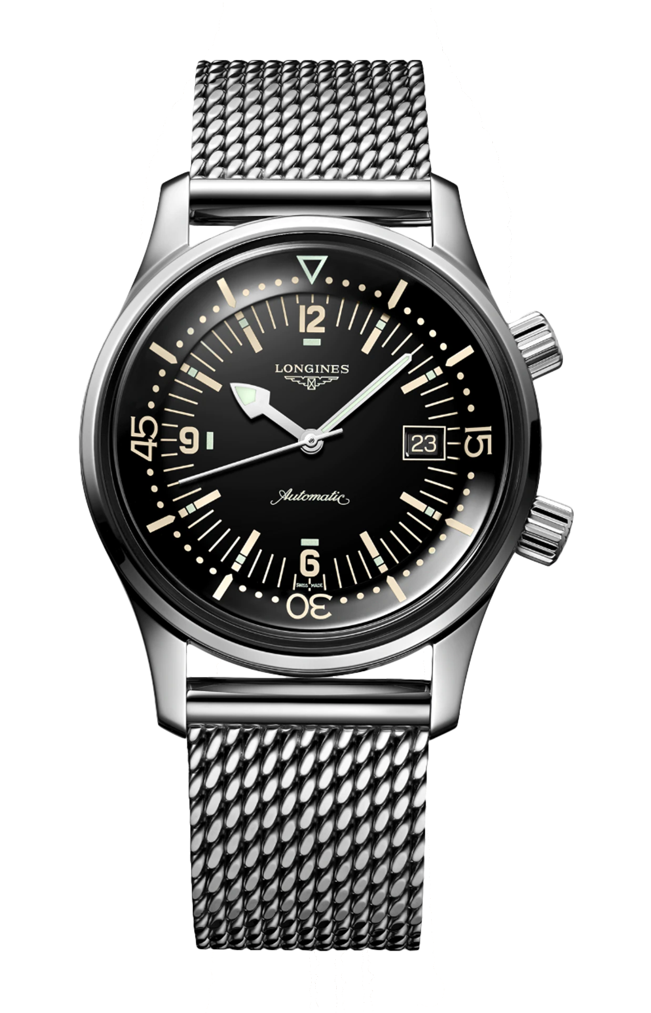 THE LONGINES LEGEND DIVER WATCH - L3.774.4.50.6