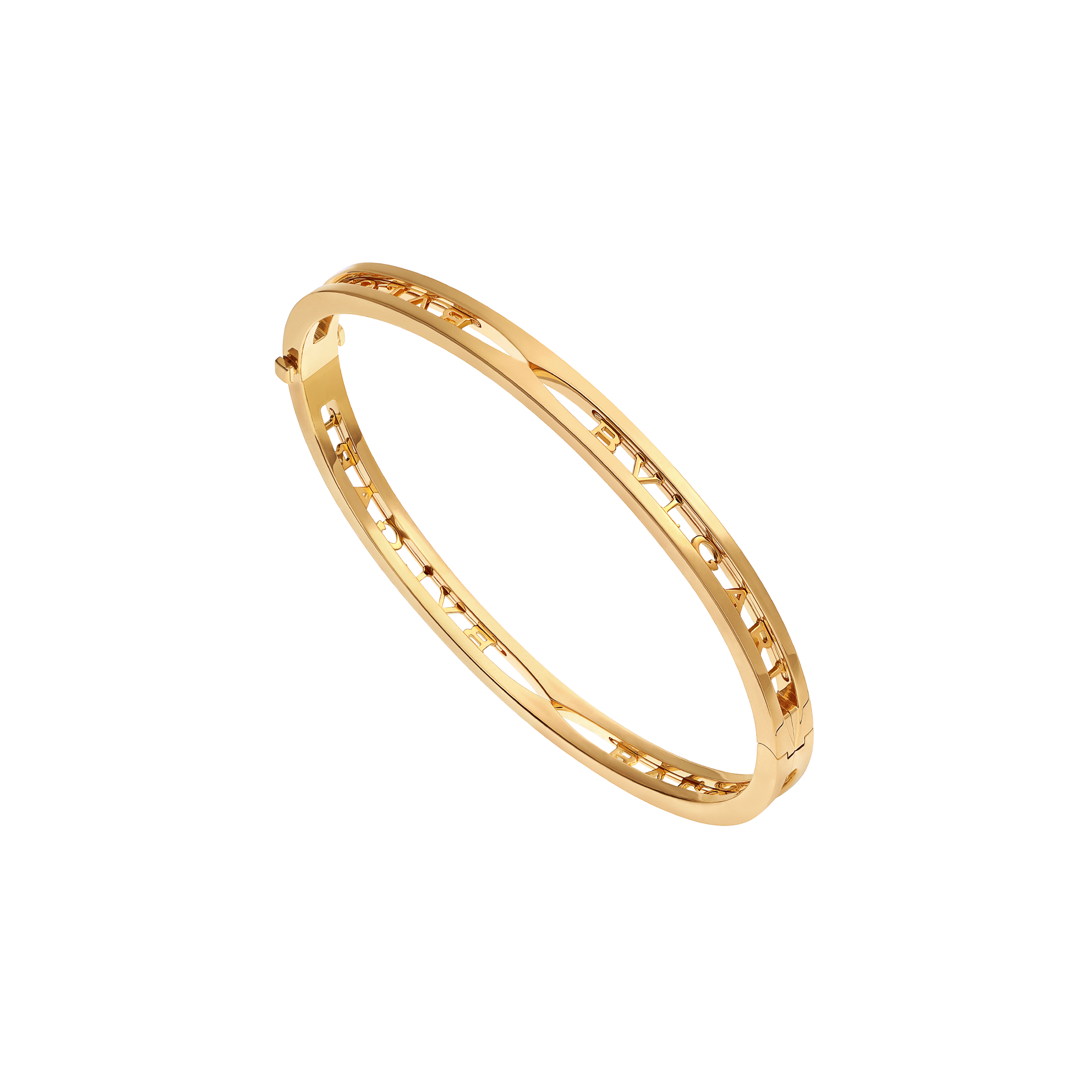 BRACCIALE B.ZERO1  IN ORO GIALLO CON LOGO BVLGARI LUNGO LA SPIRALE - BR858724 - BR858724