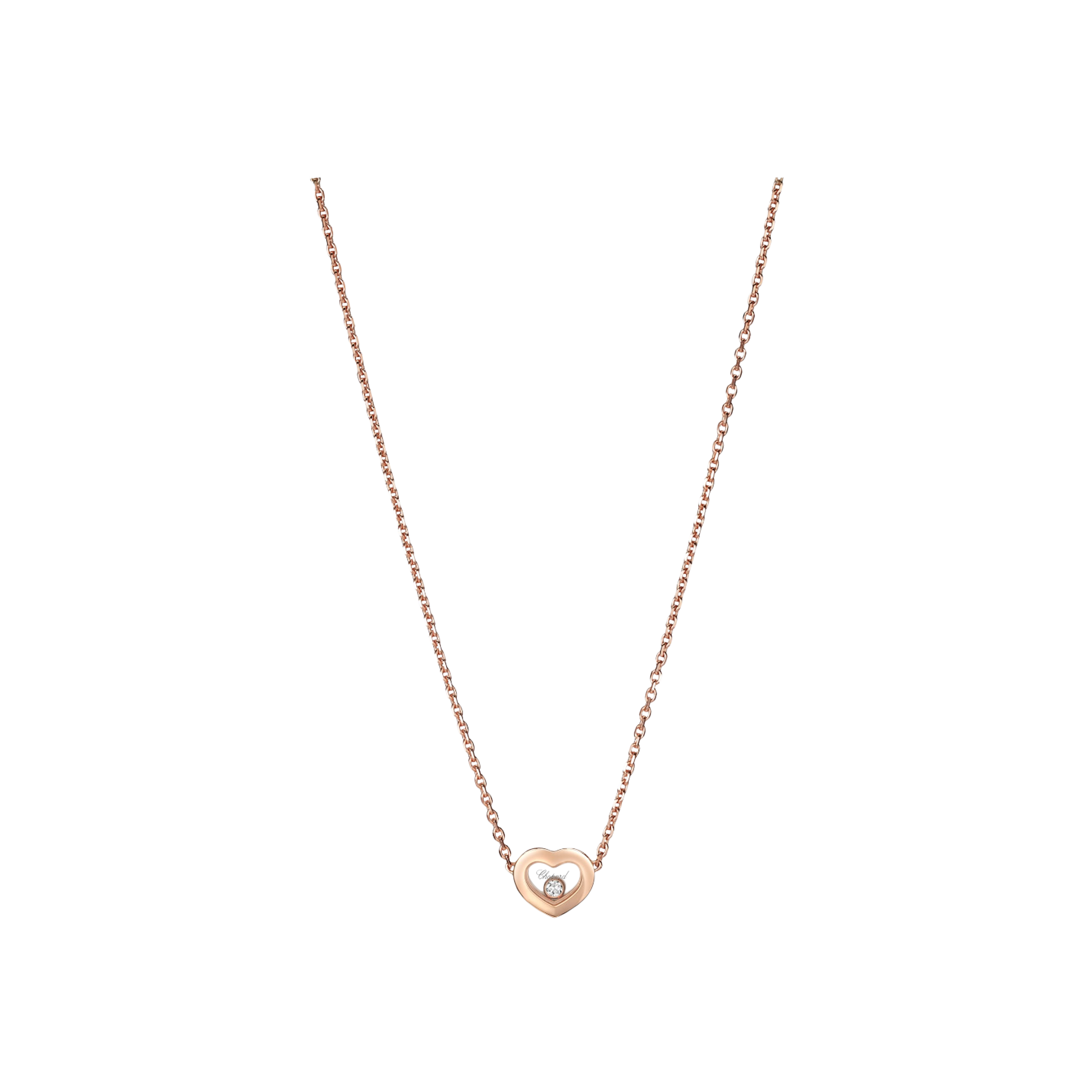 CHOPARD - HAPPY DIAMONDS IN ORO ROSA CON DIAMANTE - 81A054-5001 - 81A054-5001