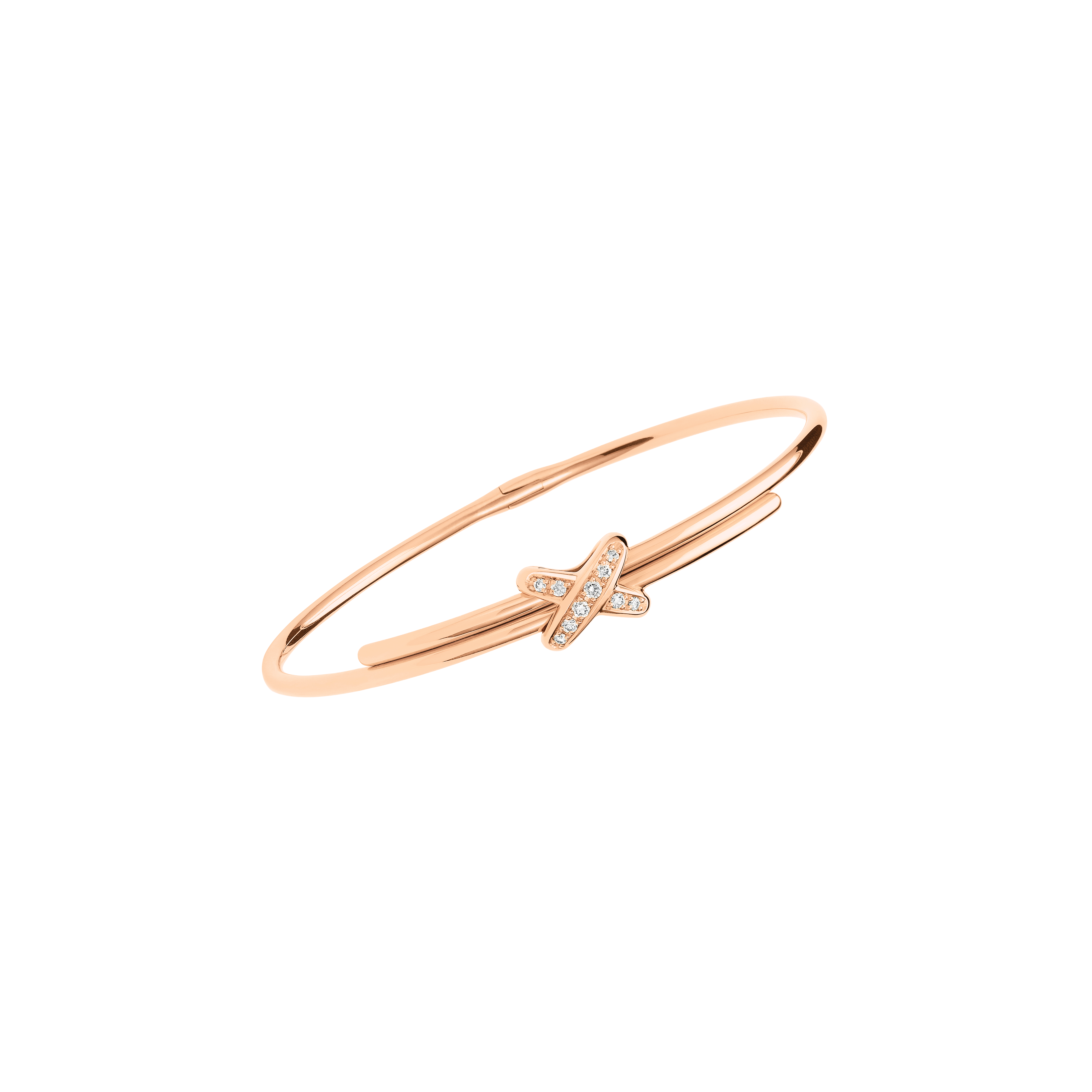 CHAUMET - BRACCIALE JEUX DE LIENS IN ORO ROSA E DIAMANTI - 081776 - 081776