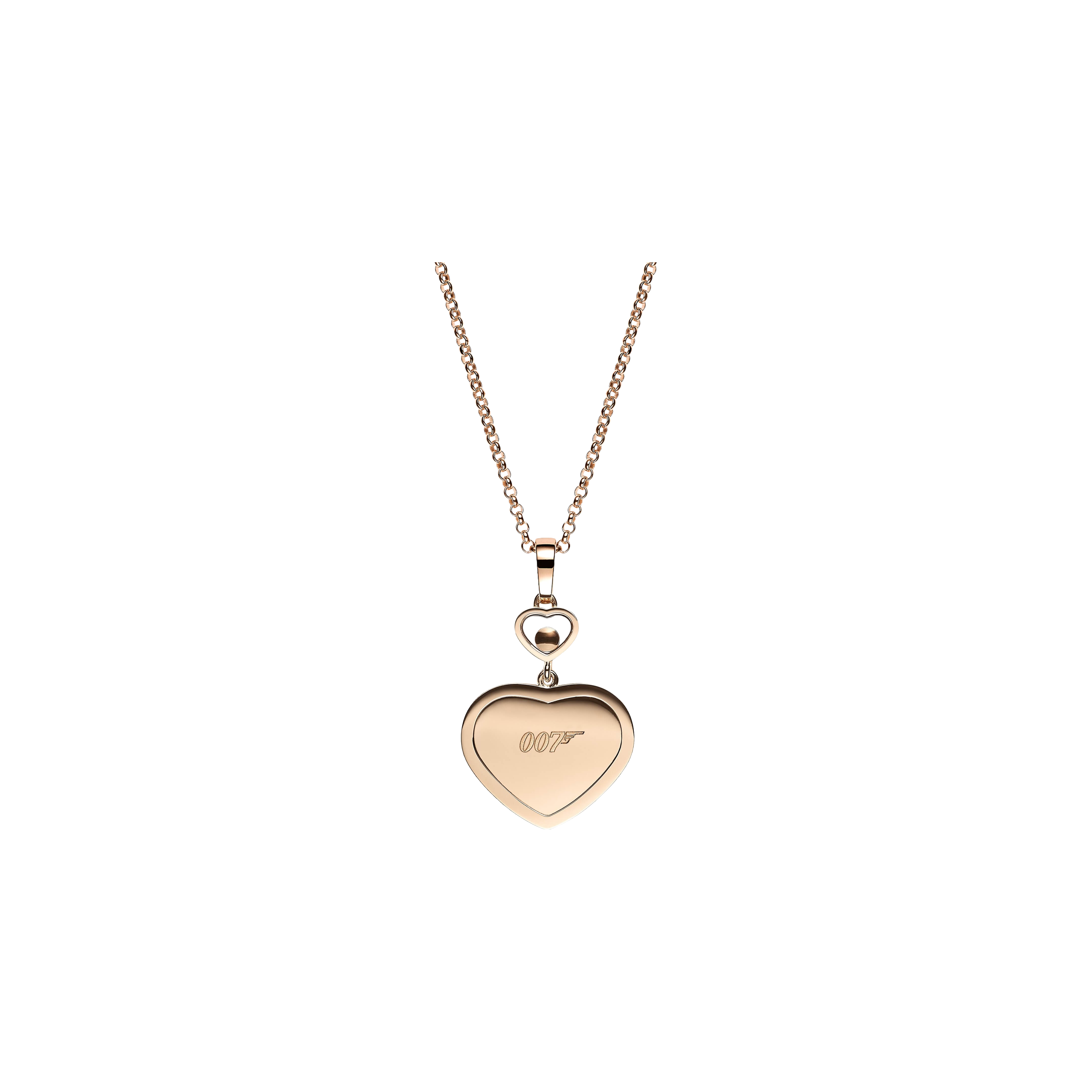 CHOPARD - HAPPY HEARTS GOLDEN HEARTS IN ORO ROSA ETICO, DIAMANTE - LIMITED EDITION - 79A007-5021 - 79A007-5021