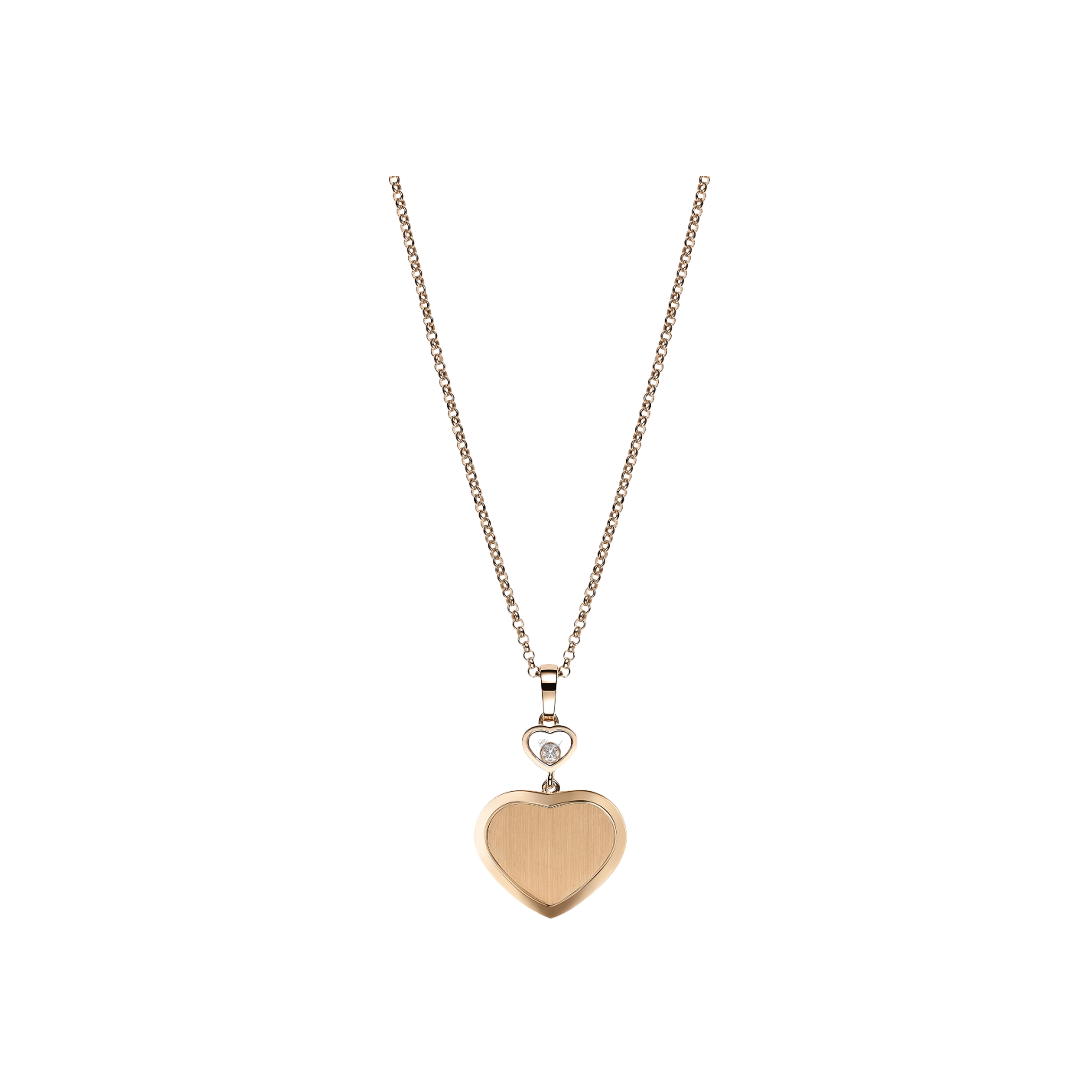 CHOPARD - HAPPY HEARTS GOLDEN HEARTS IN ORO ROSA ETICO, DIAMANTE - LIMITED EDITION - 79A007-5021 - 79A007-5021