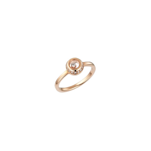 CHOPARD - ANELLO HAPPY DIAMONDS IN ORO ROSA CON DIAMANTI - 829012-5110 - 829012-5110