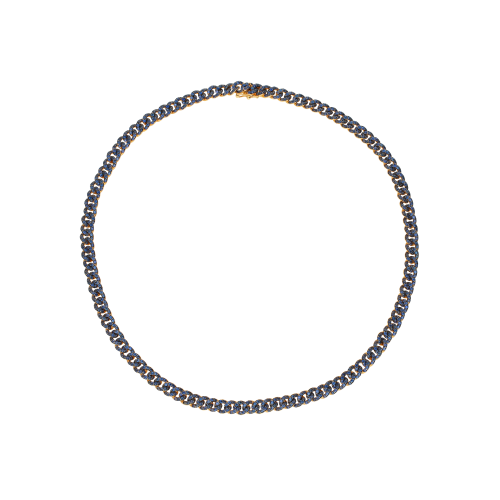 Accedi alla scheda di Bartorelli Italian Jewels COLLANA GIROCOLLO GROUMETTE IN ORO ROSA E ZAFFIRI BLU - VN28058SBLP