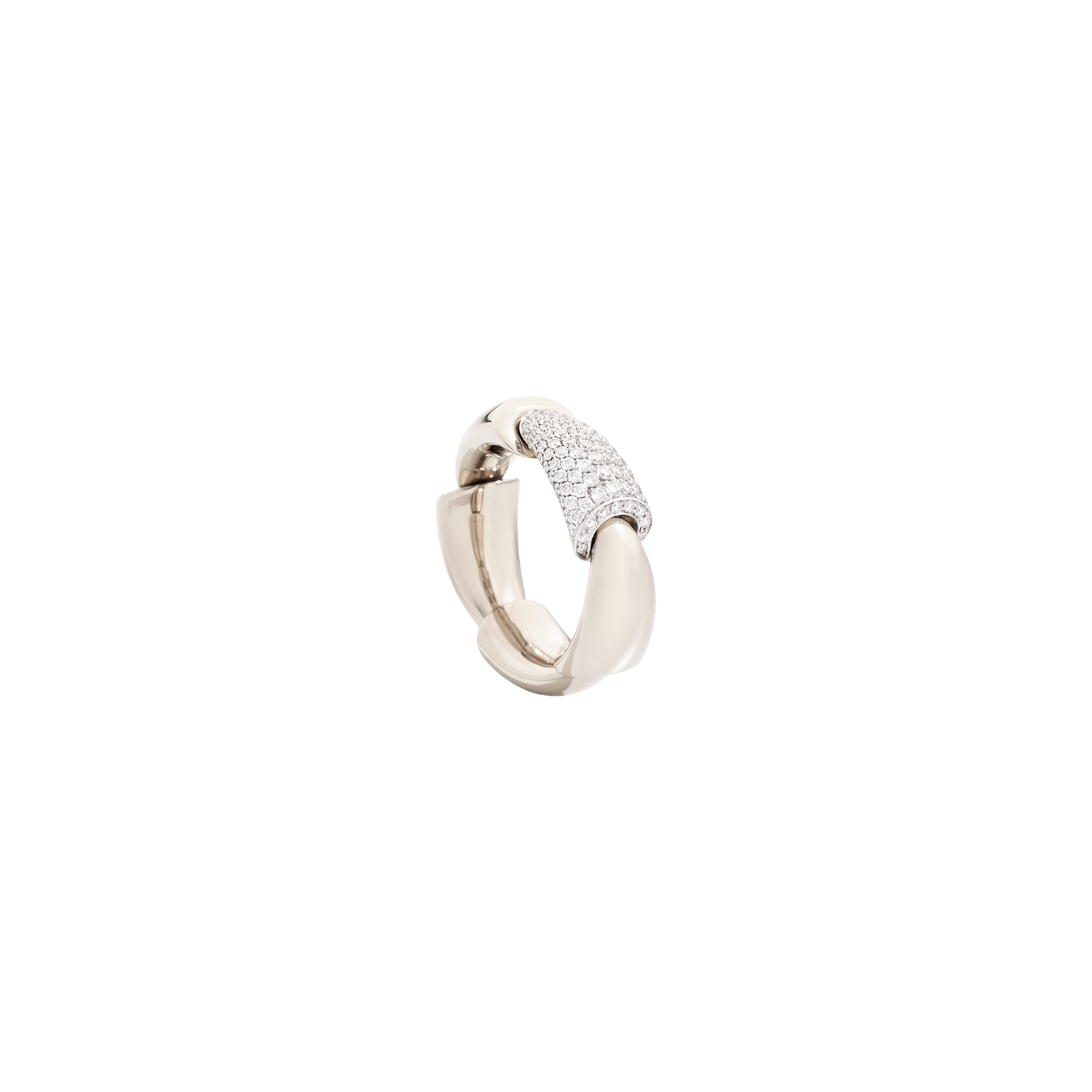 ANELLO CALLA IN ORO BIANCO 18K E DIAMANTI - PG1652A332