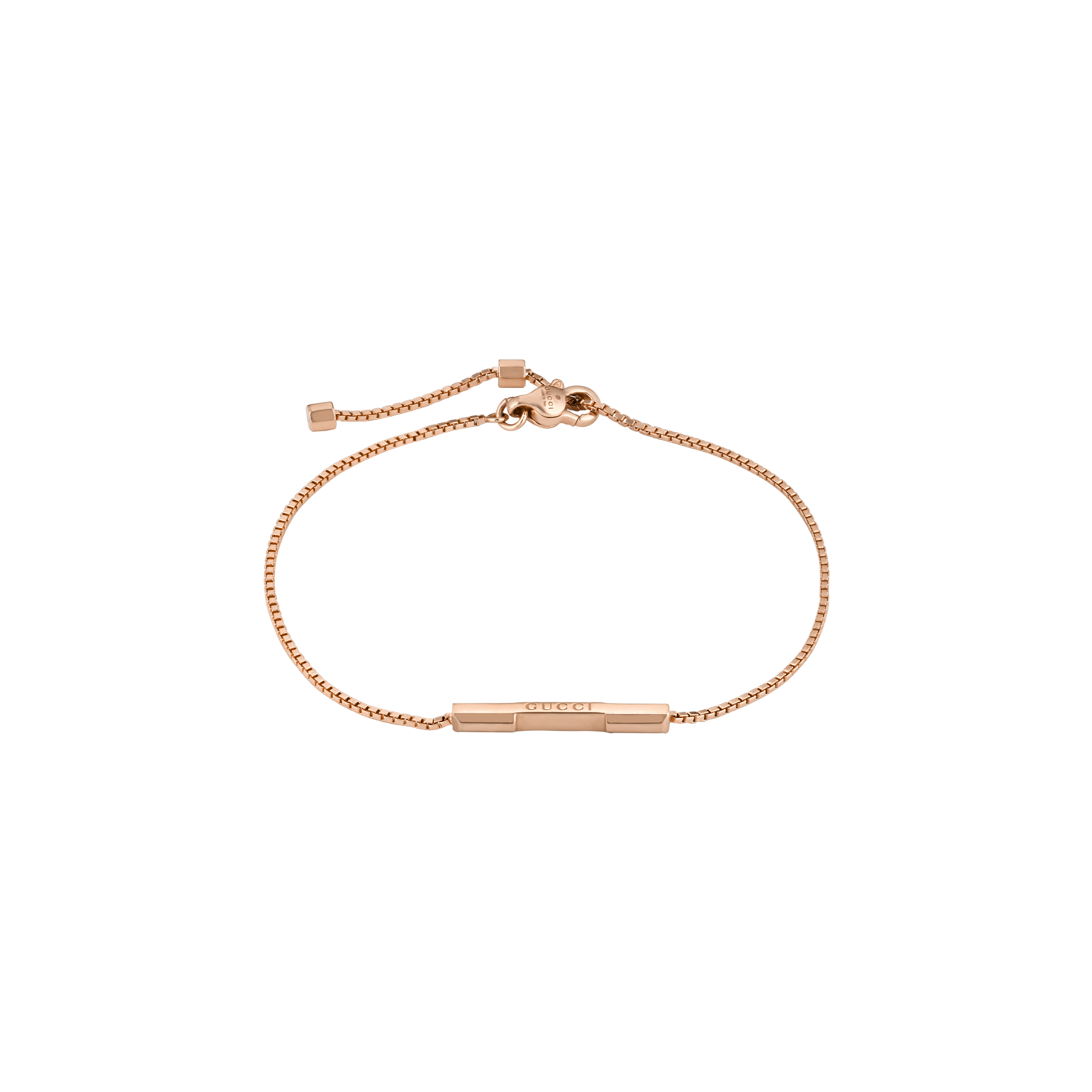 BRACCIALE GUCCI LINK TO LOVE IN ORO ROSA - YBA6621060020 - YBA6621060020