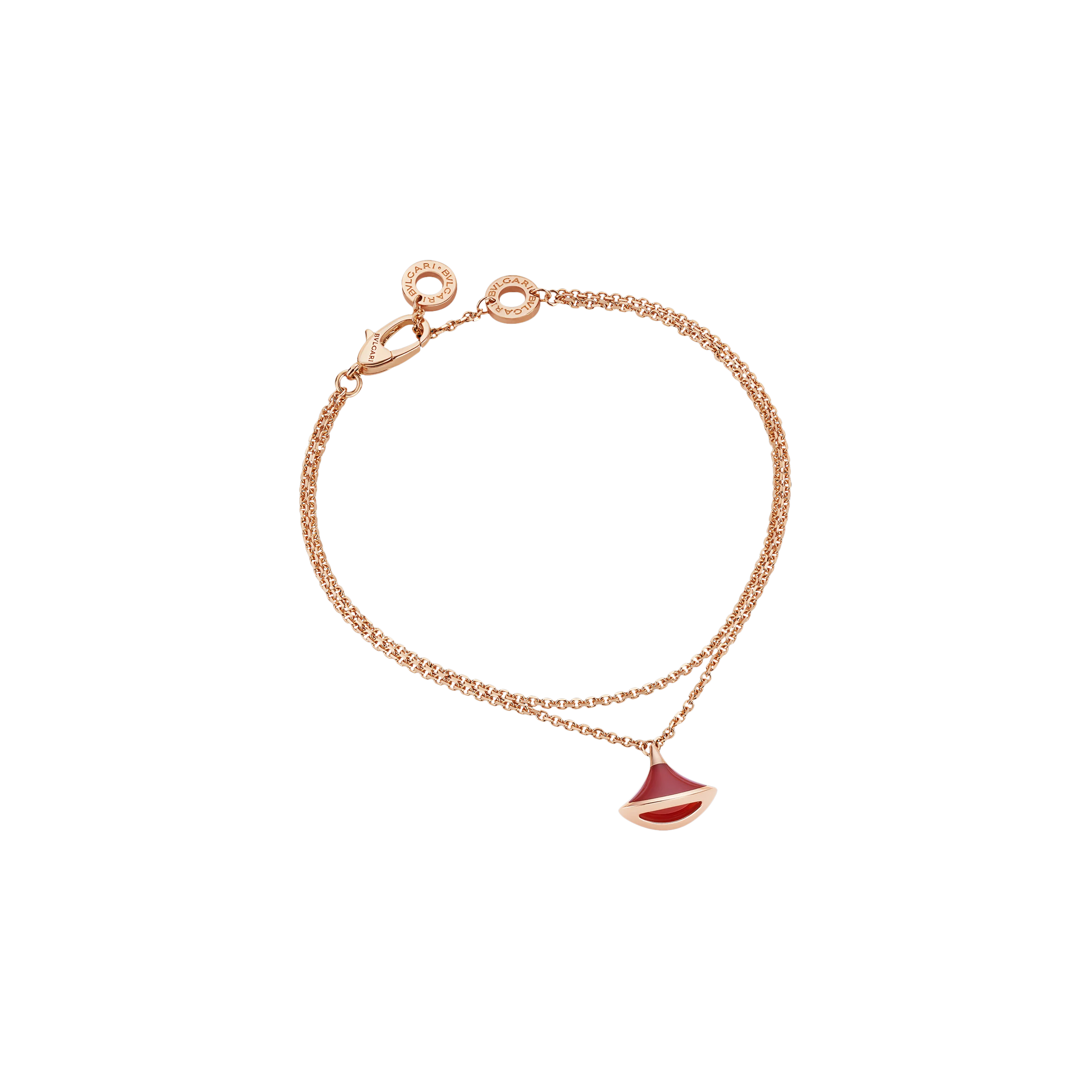 BRACCIALE DIVAS' DREAM IN ORO ROSA E CORNIOLA - BR859362 - BR859362