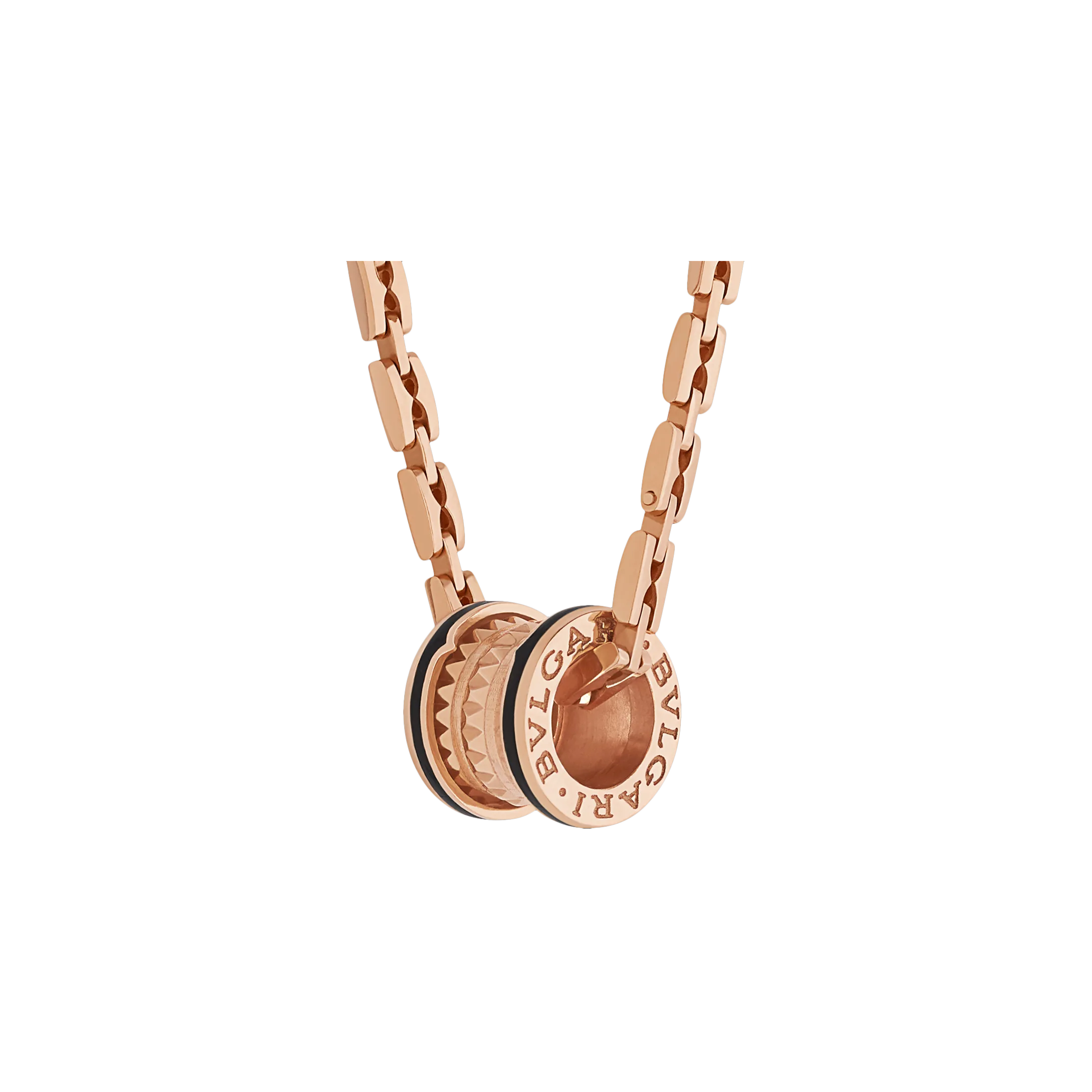 COLLANA B.ZERO1 IN ORO ROSA E CERAMICA - CL859197 - CL859197