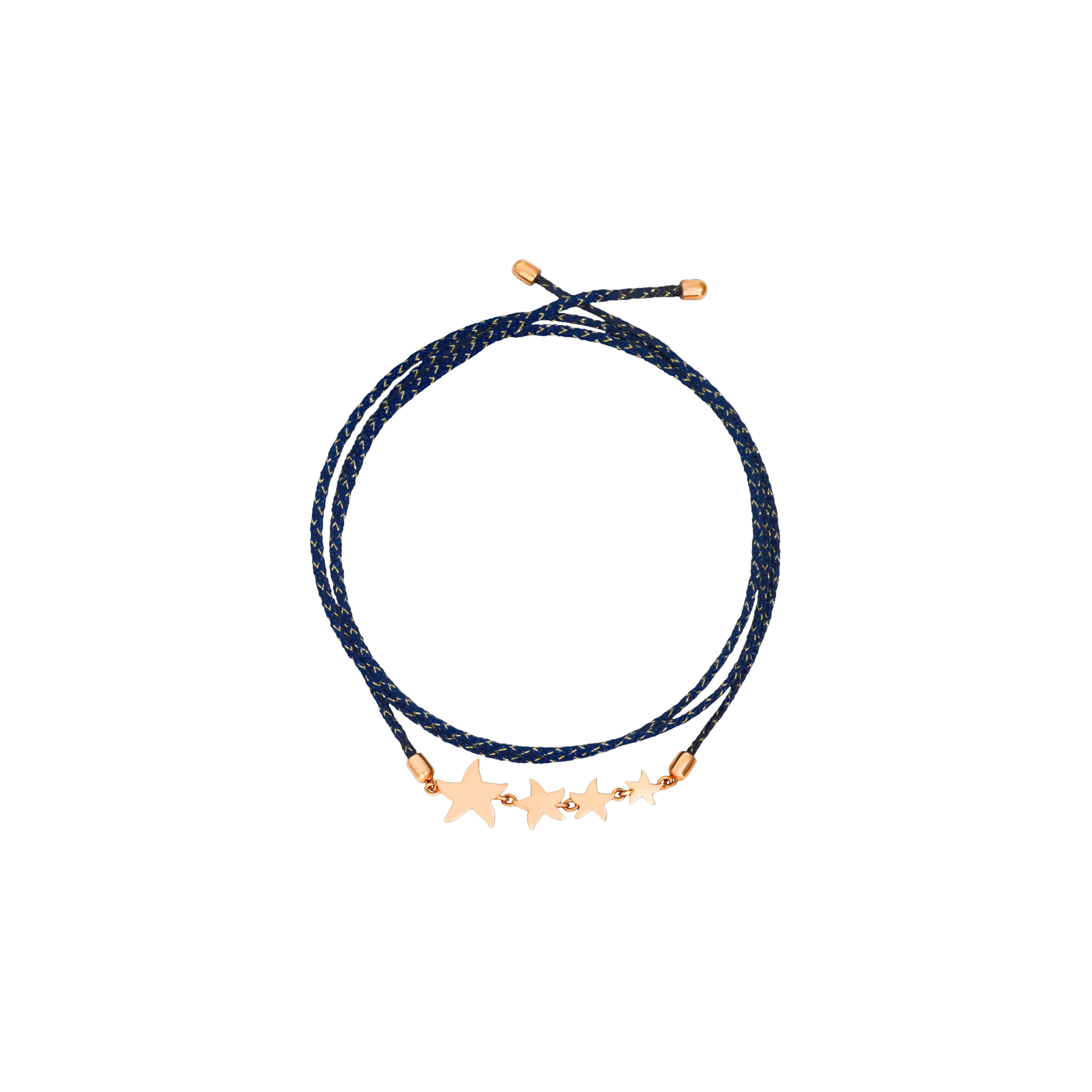 DODO STELLINE - BRACCIALE STELLINA CON CORDINO - DBC1003STAR4BLU9R