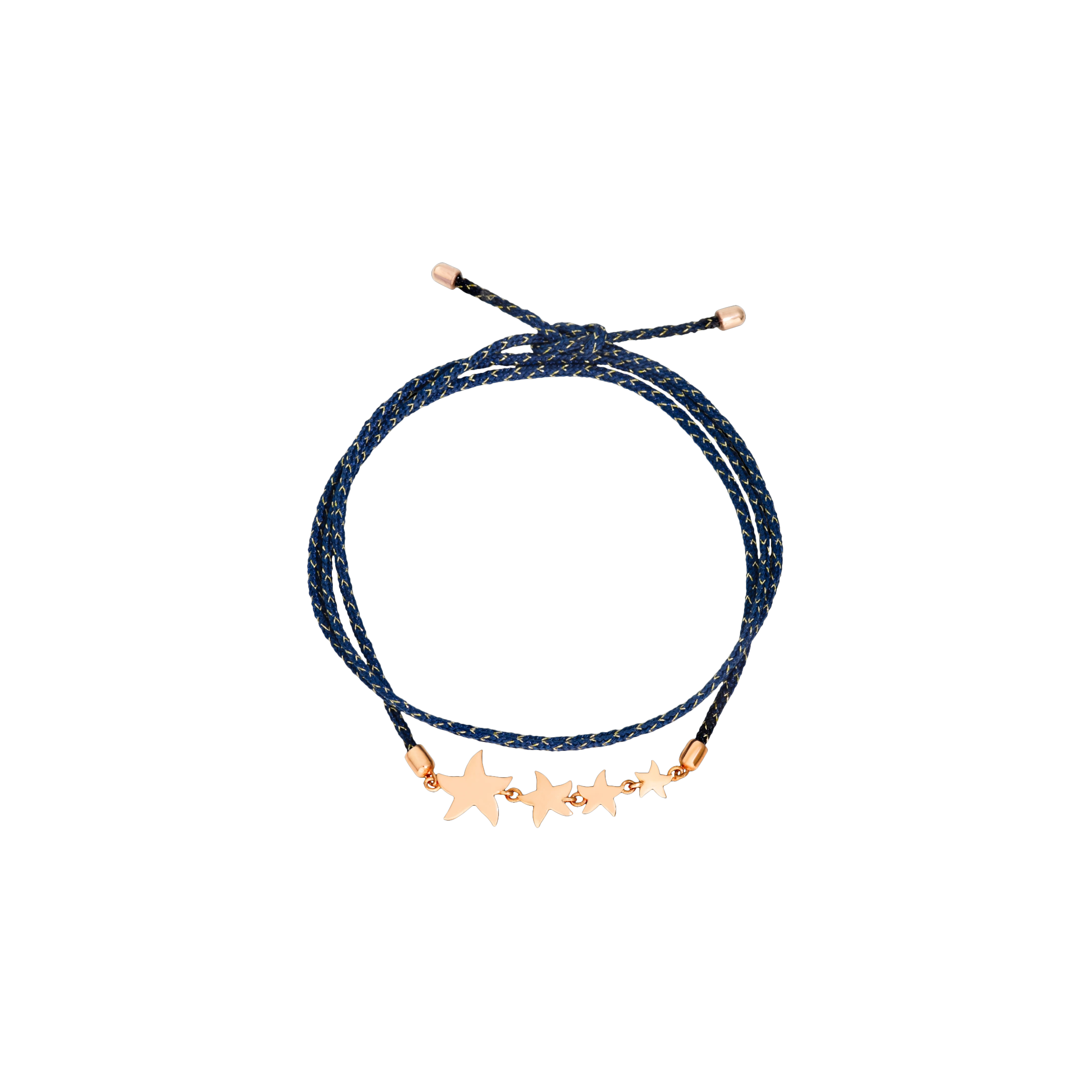 DODO STELLINE - BRACCIALE STELLINA CON CORDINO - DBC1003STAR4BLU9R