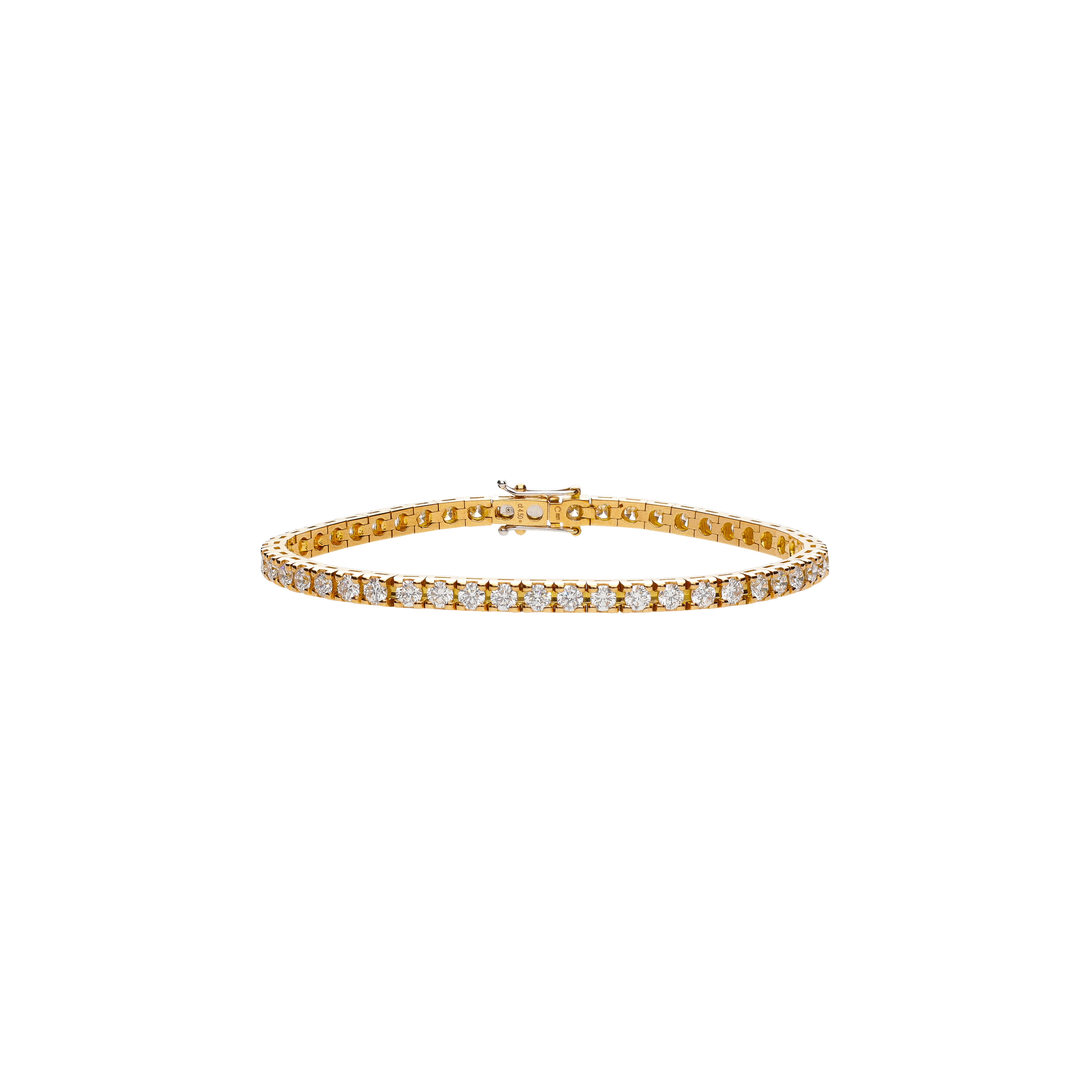 BRACCIALE TENNIS IN ORO ROSA CON DIAMANTI - 179-GRIF-45D