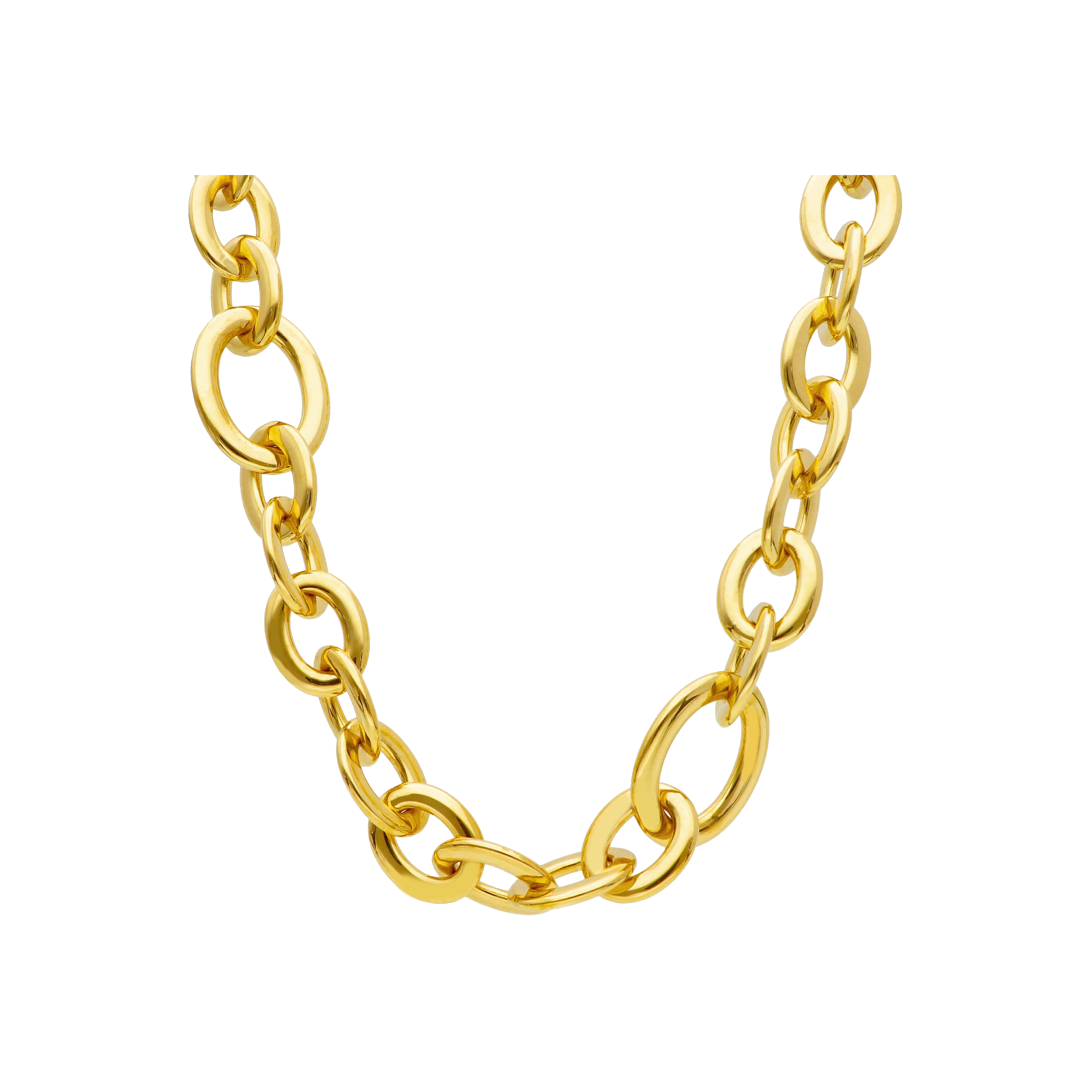 COLLANA A MAGLIE IN ORO GIALLO - M01