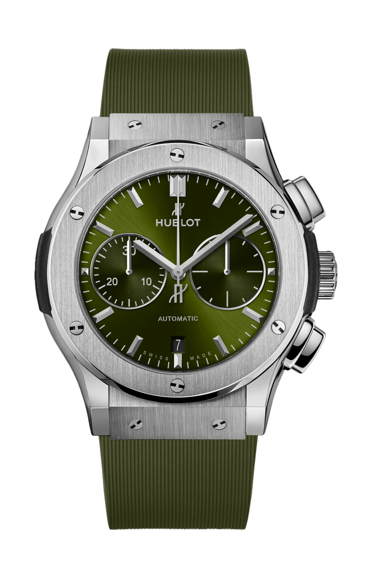 CLASSIC FUSION CHRONOGRAPH TITANIUM GREEN 45 MM - 521.NX.8970.RX