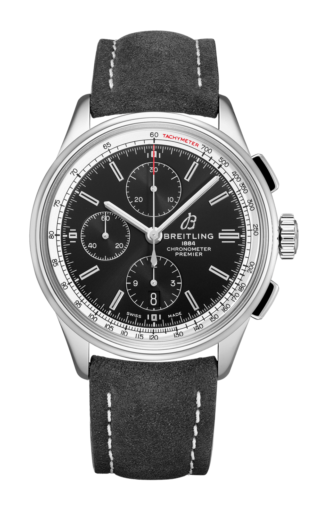 PREMIER CHRONOGRAPH 42 ACCIAIO INOSSIDABILE - NERO - A13315351B1X2