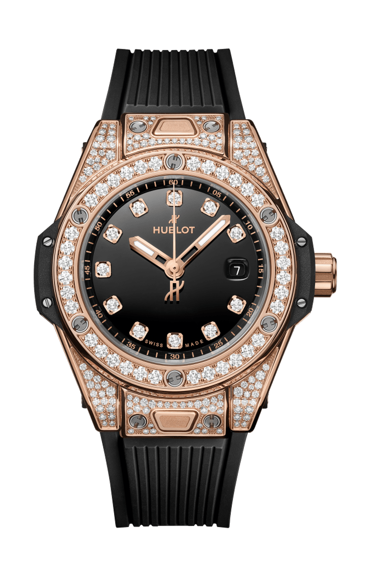 BIG BANG ONE CLICK KING GOLD PAVÈ 33MM - 485.OX.1280.RX.1604