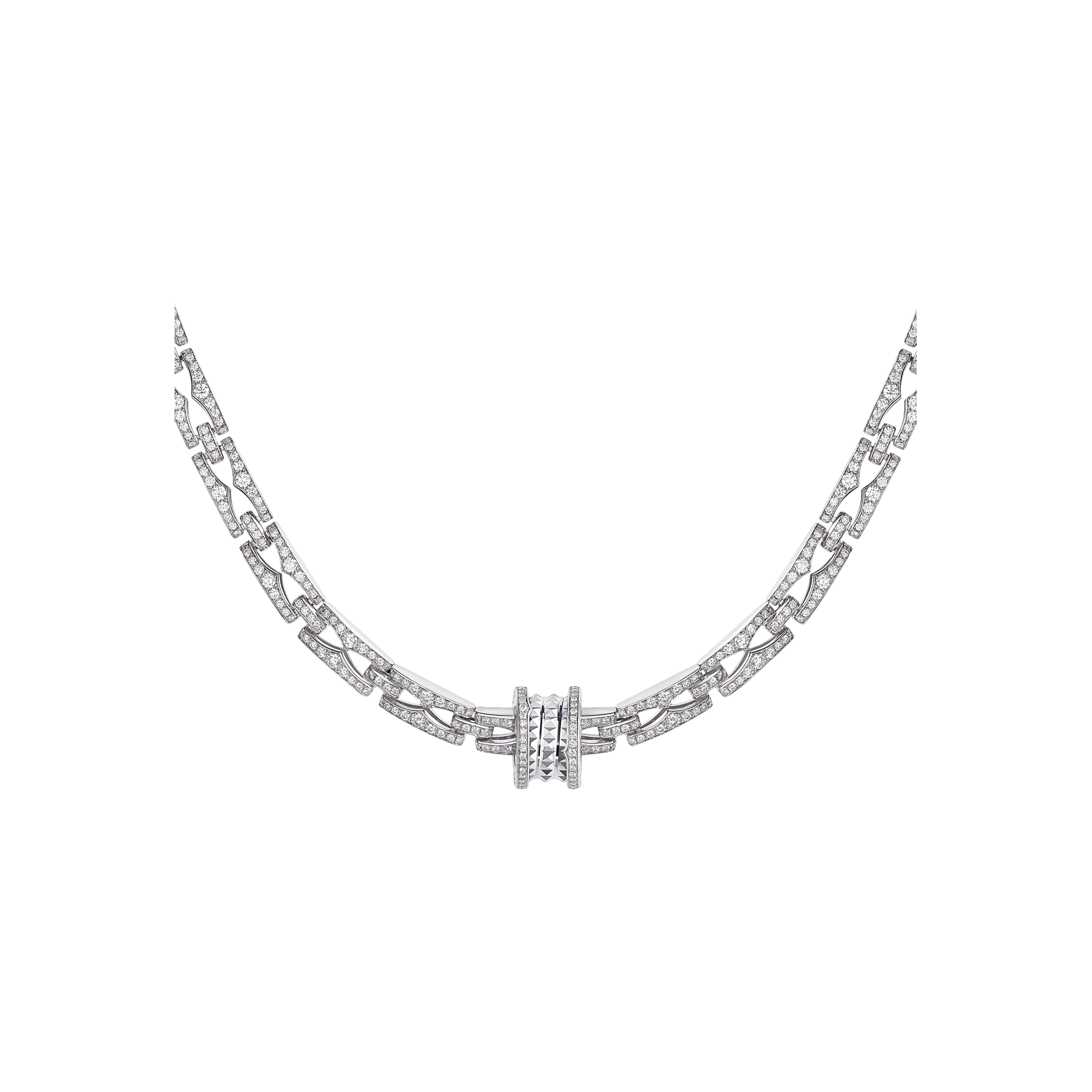 COLLANA B.ZERO1 FULL PAVÈ DI DIAMANTI - - CL859164