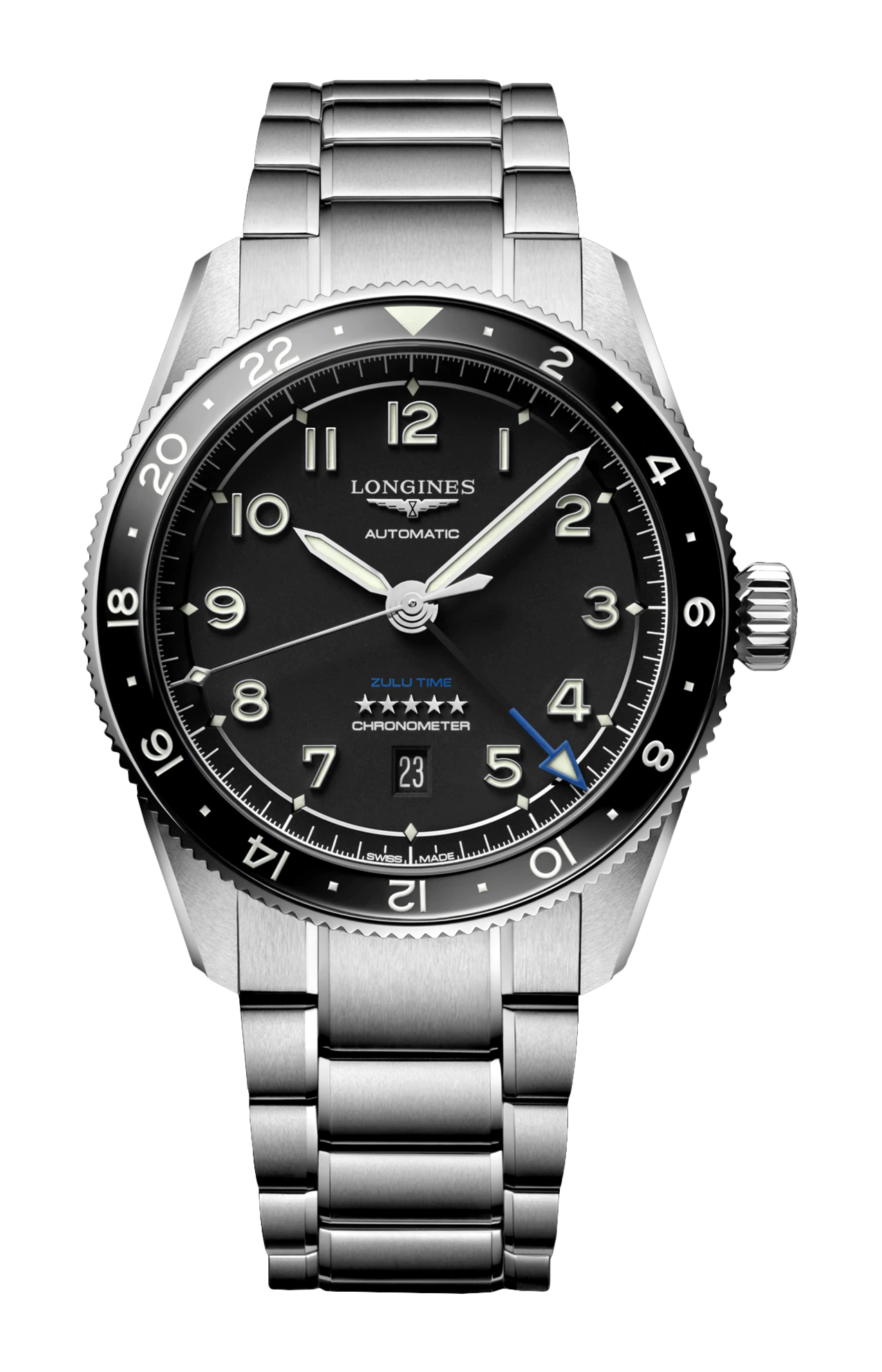 LONGINES SPIRIT ZULU TIME - L3.812.4.53.6