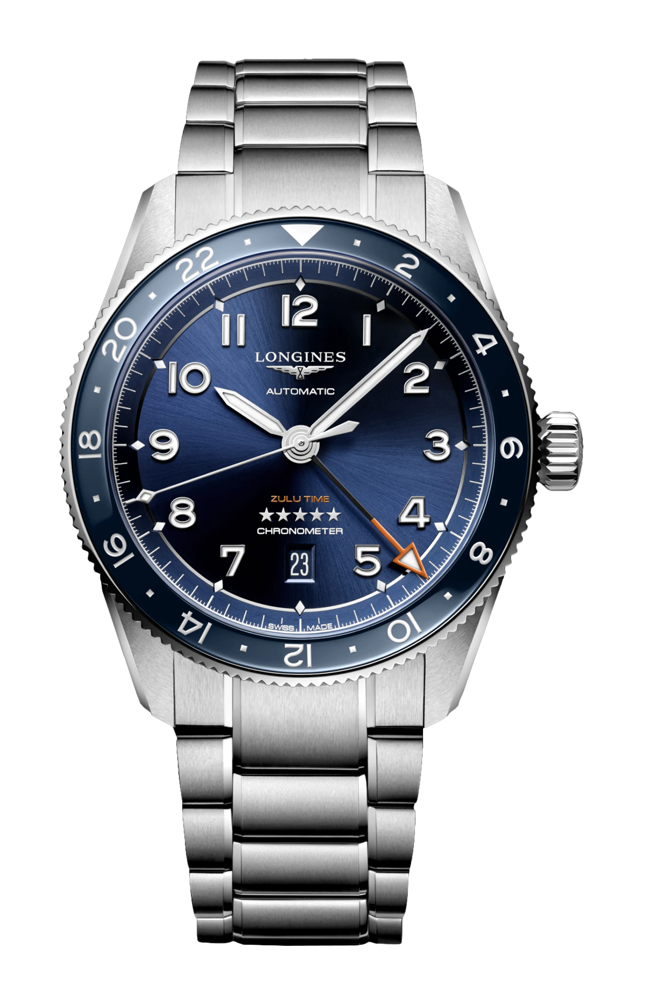 LONGINES SPIRIT ZULU TIME - L3.812.4.93.6