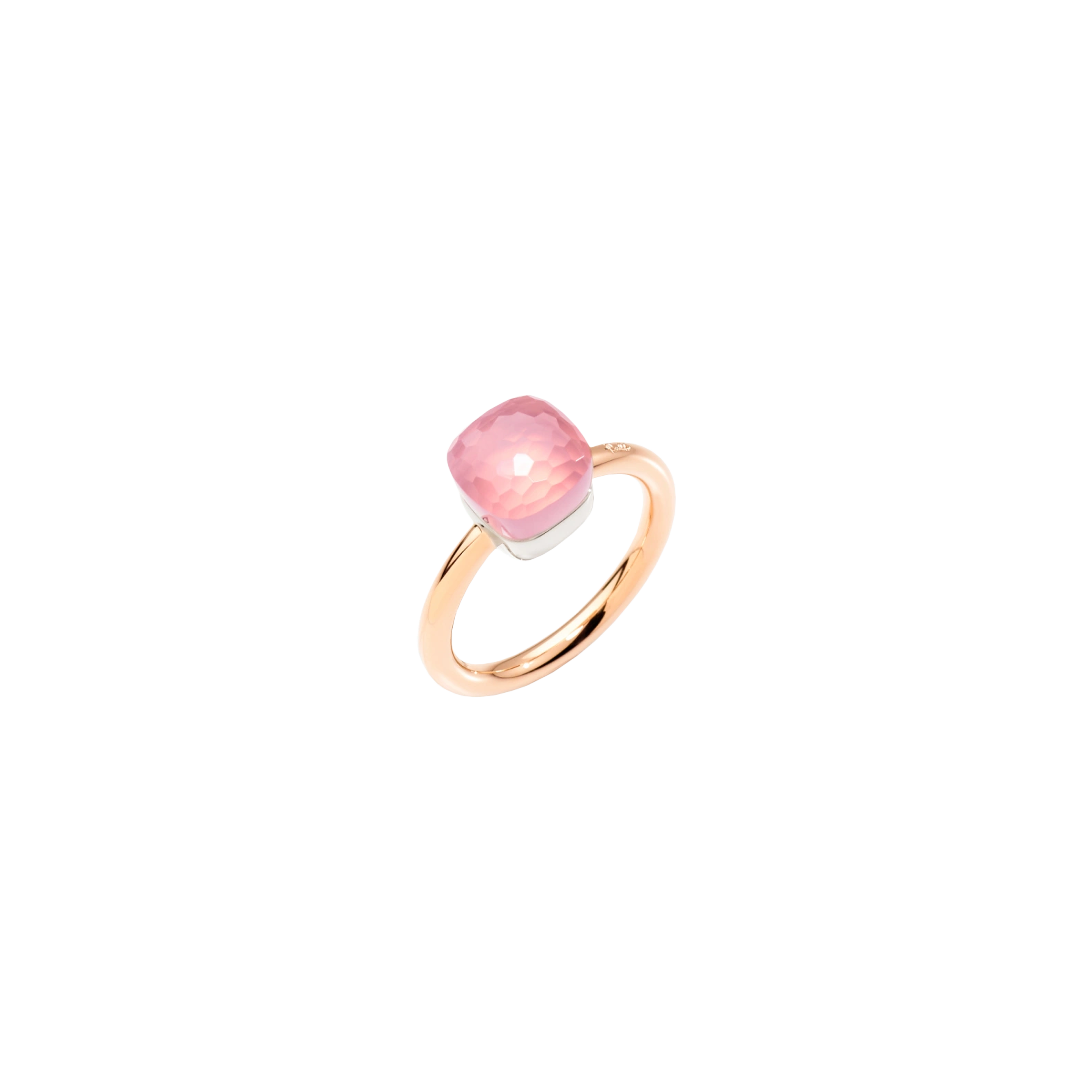 ANELLO NUDO PETIT IN ORO ROSA E QUARZO ROSA - PAB4030O6000000QR - PAB4030O6000000QR