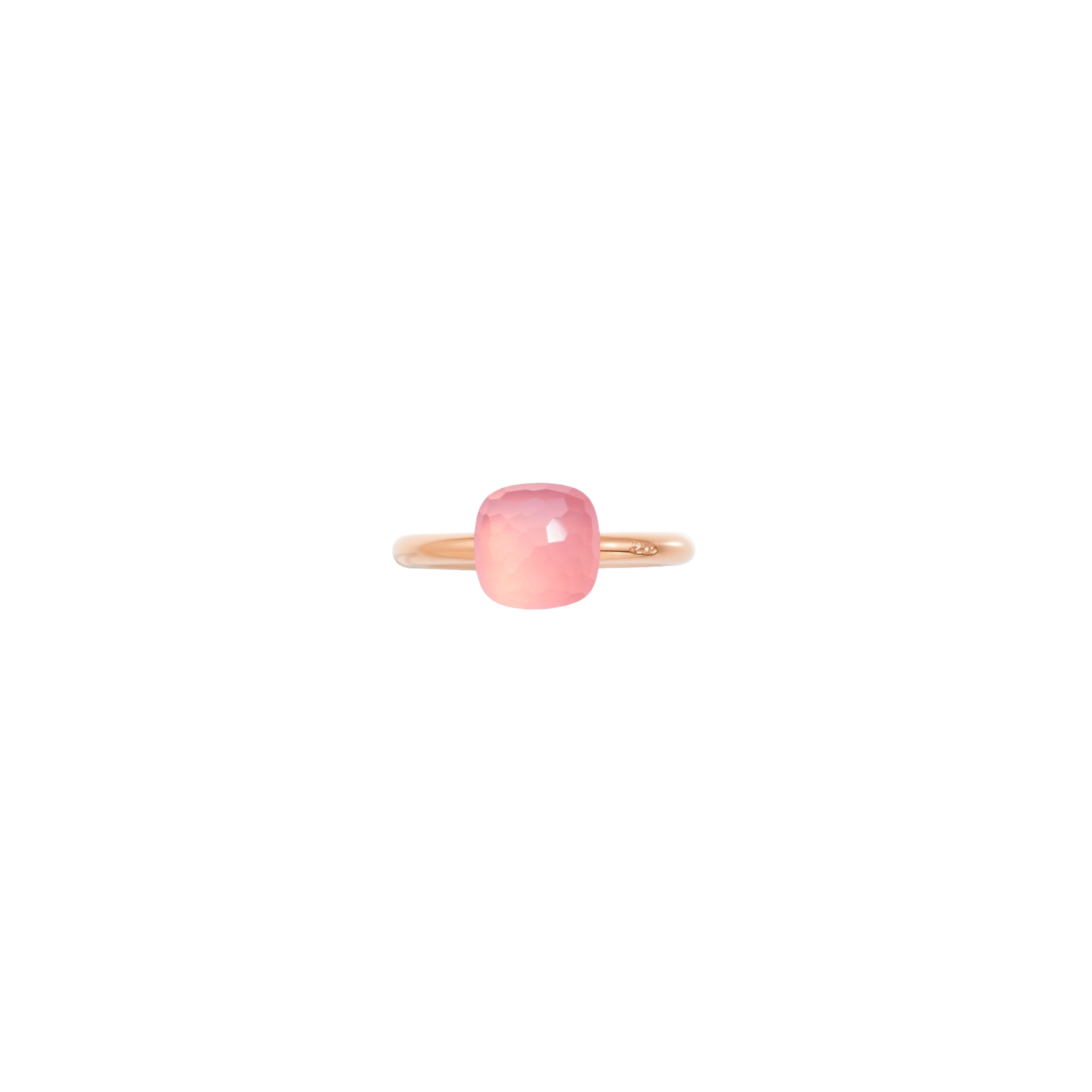 ANELLO NUDO PETIT IN ORO ROSA E QUARZO ROSA - PAB4030O6000000QR - PAB4030O6000000QR