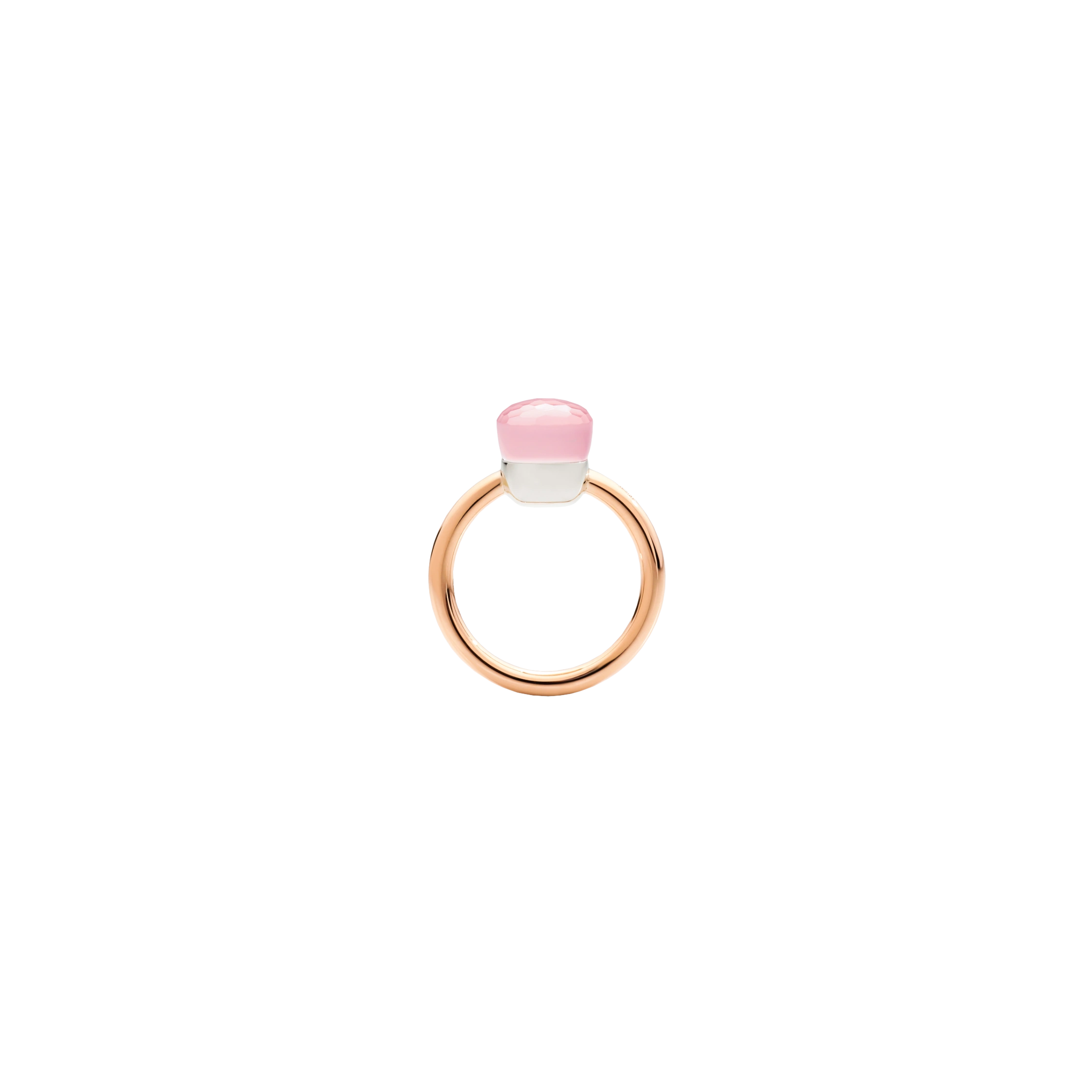 ANELLO NUDO PETIT IN ORO ROSA E QUARZO ROSA - PAB4030O6000000QR - PAB4030O6000000QR