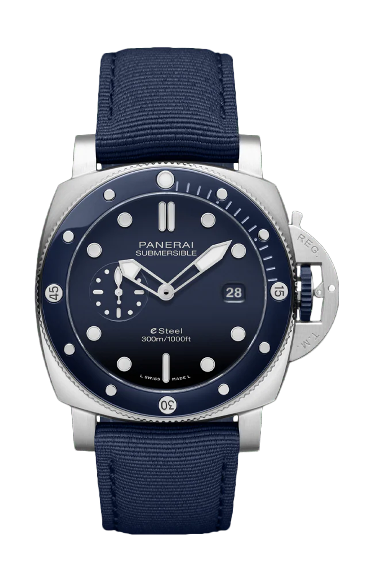 SUBMERSIBLE QUARANTAQUATTRO ESTEEL™ BLU PROFONDO - PAM01289