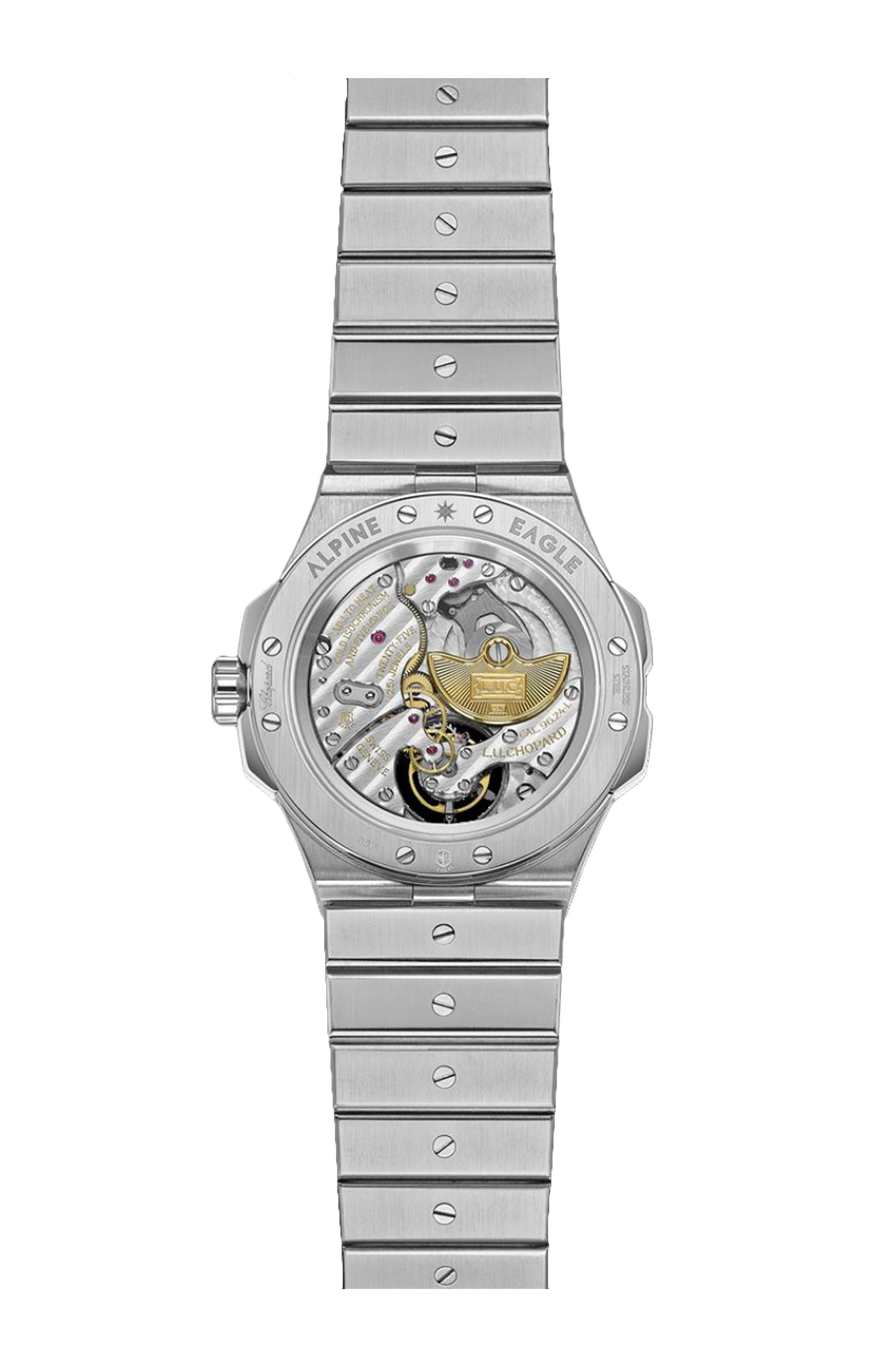 ALPINE EAGLE FLYIBG TOURBILLON 41 MM, AUTOMATICO, CHOPARD LUCENT STEEL A223 - 298616-3001